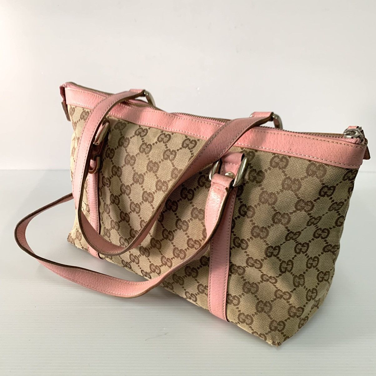 Gucci Gucci Monogram Shoulder Tote Bag Pre-Owned Size ONE SIZE - 4 Thumbnail