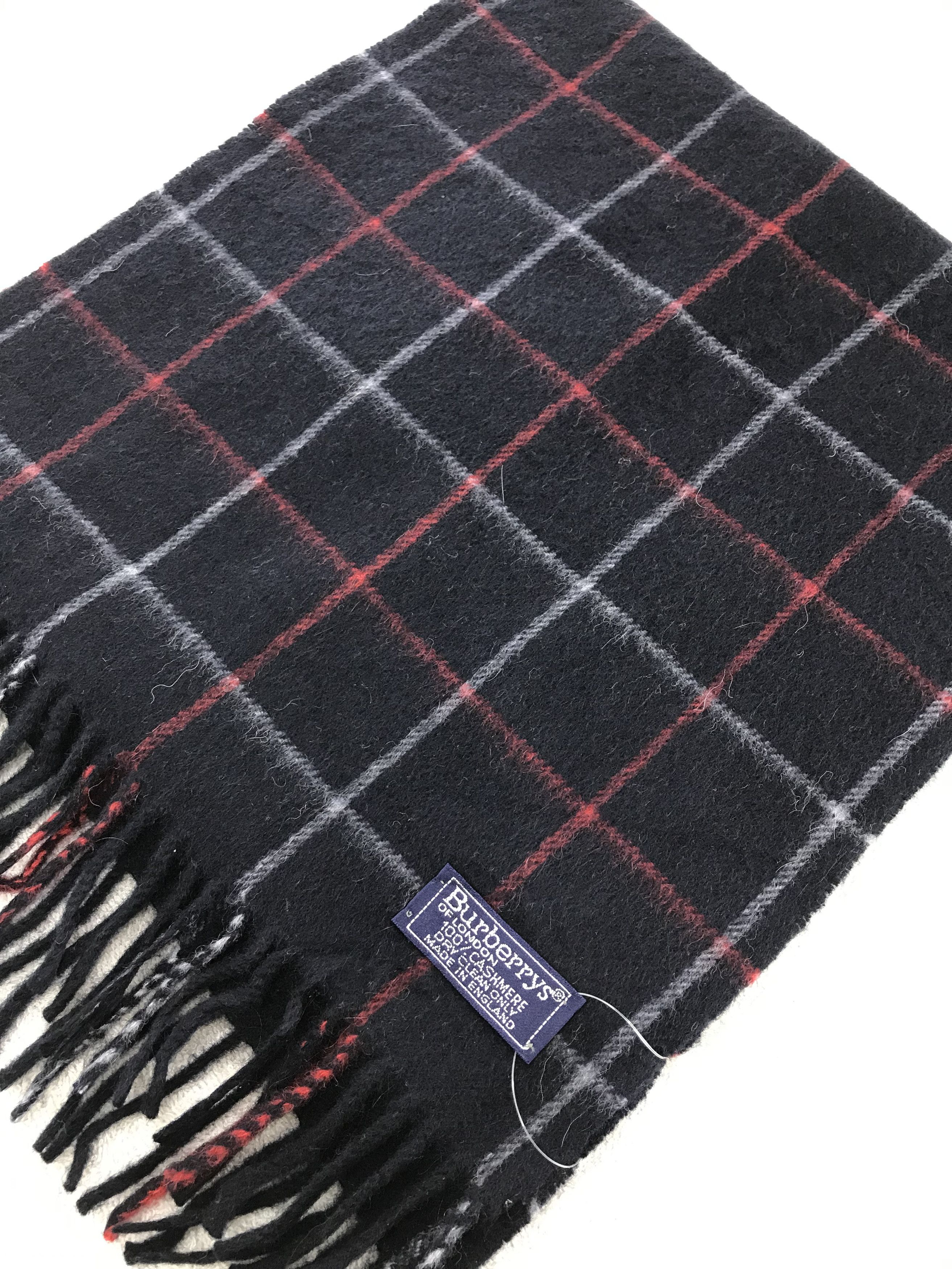 Burberry × Vintage Burberry Scarf / Muffler / Neckwear - WW1037 Size ONE SIZE - 3 Thumbnail