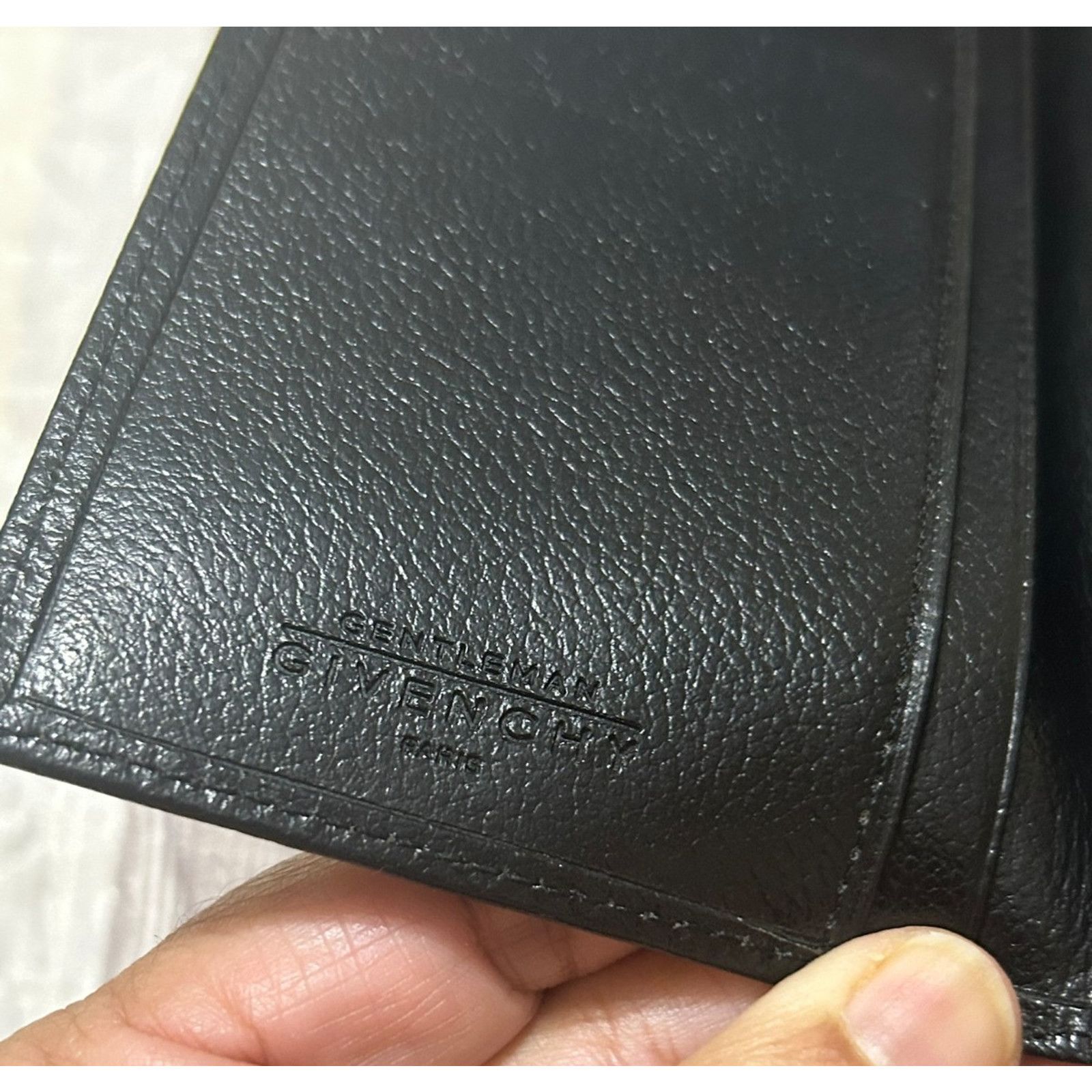 Givenchy Givenchy Gentlemen Long Wallet Black Leather Bifold Vintage Size ONE SIZE - 11 Thumbnail