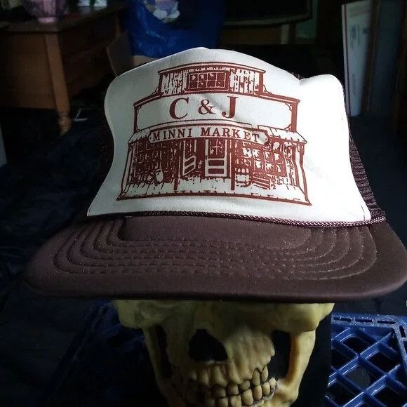 Other Deadstock Vintage C&J Minni Market Rope Snap Trucker Hat Cap Size ONE SIZE - 1 Thumbnail