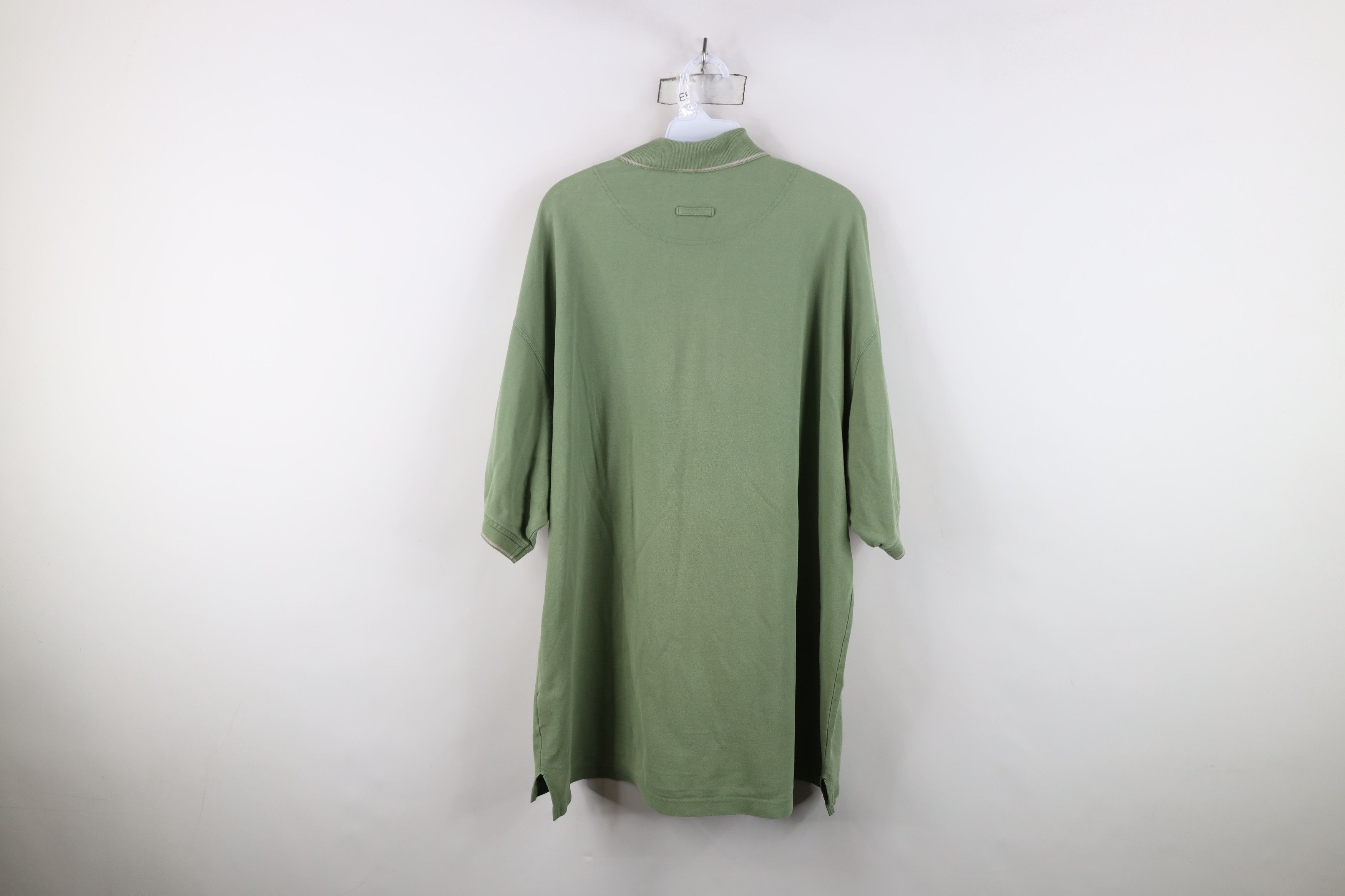 Columbia Vintage Columbia Spell Out Knit Collared Golf Polo Shirt Size US XXL / EU 58 / 5 - 14 Thumbnail