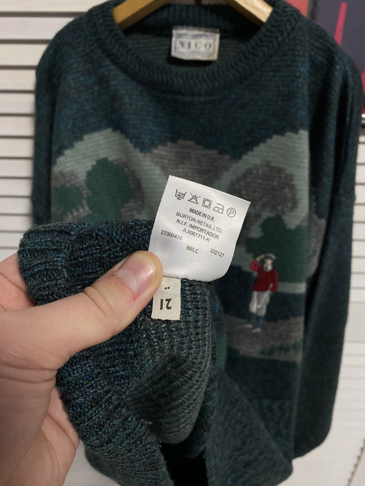 Japanese Brand × Vintage Vintage 90s Knitwear Sweater Golf Style Ralph Lauren Coogi Size US L / EU 52-54 / 3 - 9 Thumbnail