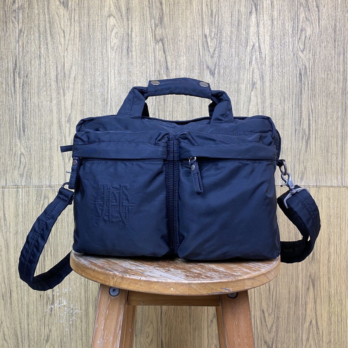 Jean Paul Gaultier Messenger Bag Black Nylon Crossbody Striped Streetwear NWT Designer × Jean Paul Gaultier Jean Paul Gaultier Black Nylon  main image 4
