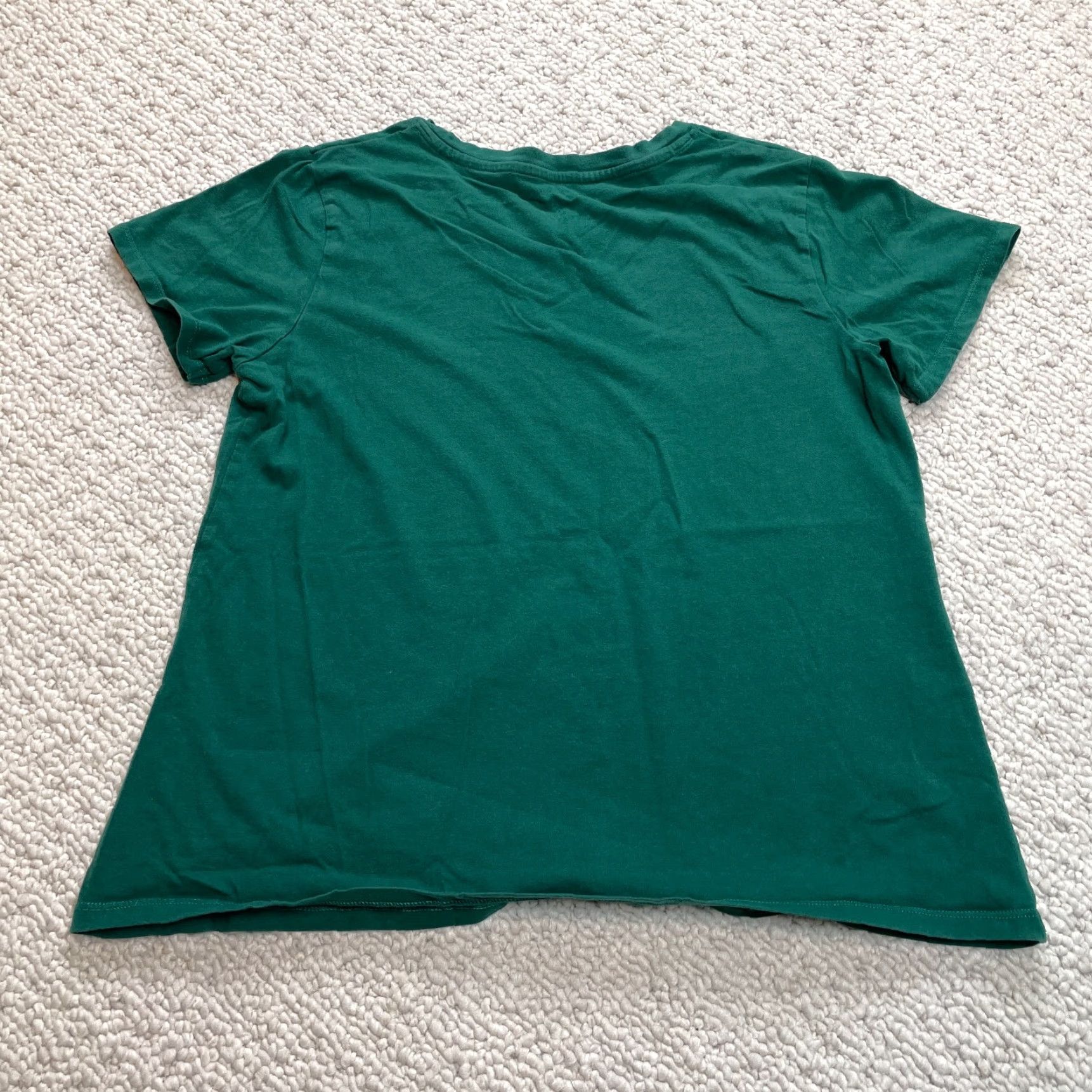 Tommy Hilfiger Tommy Hilfiger Shirt Womens Small Green Short Sleeve Logo Cotton Tee Top Size S / US 4 / IT 40 - 7 Thumbnail