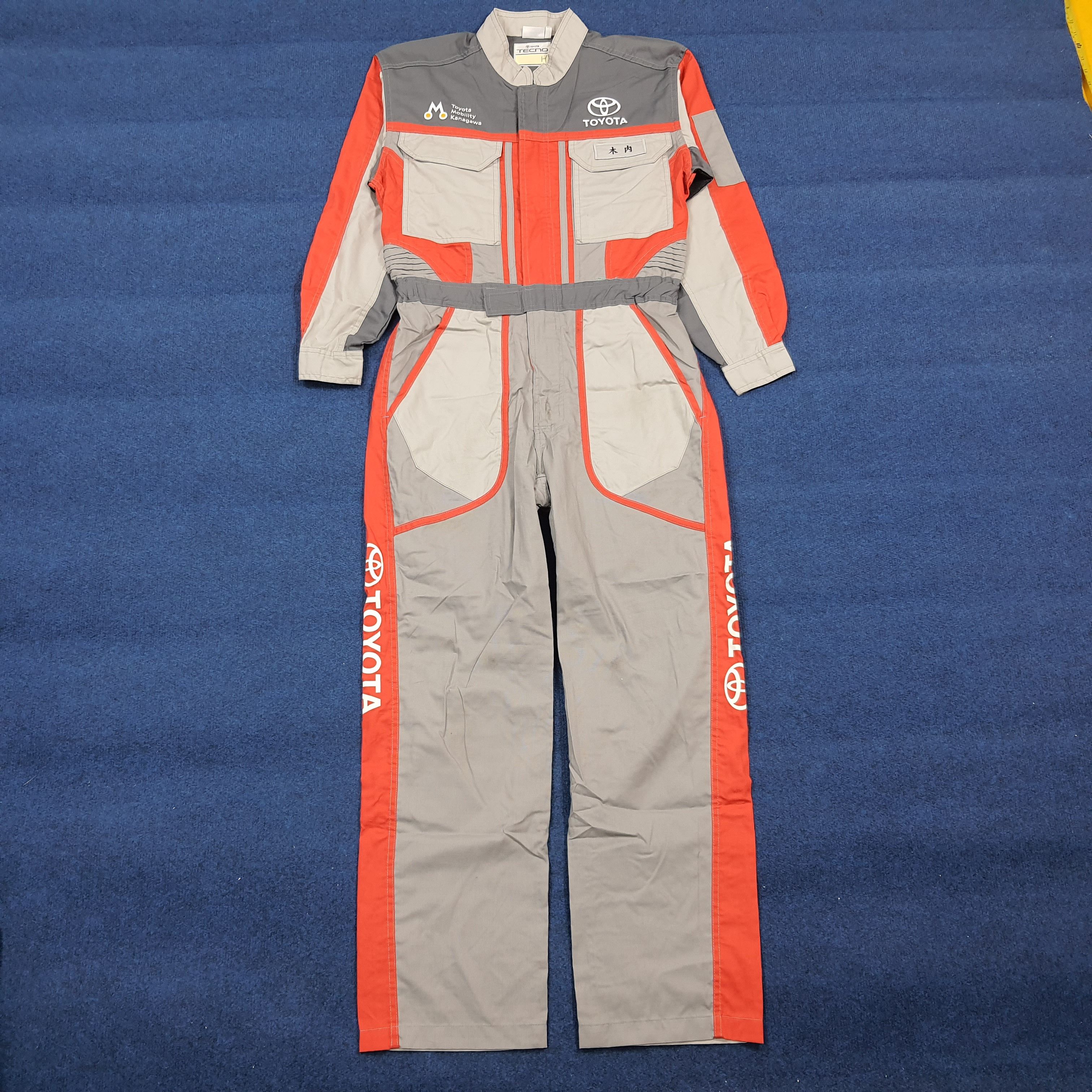 Japanese Brand Vintage Toyota Tecno Mobility Kanagawa Work Coverall C300N13 Size US S / EU 44-46 / 1 - 2 Thumbnail
