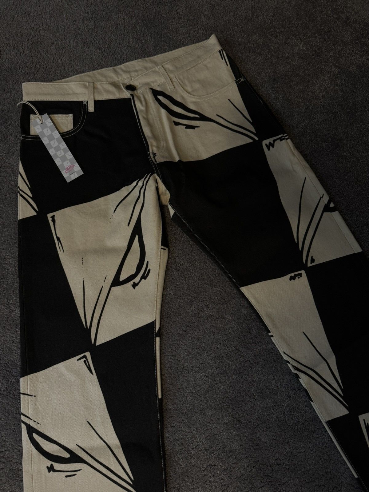 Matty Boy Matty Boy NYC Exclusive “99 EYES” Denim White Size US 34 / EU 50 - 3 Thumbnail