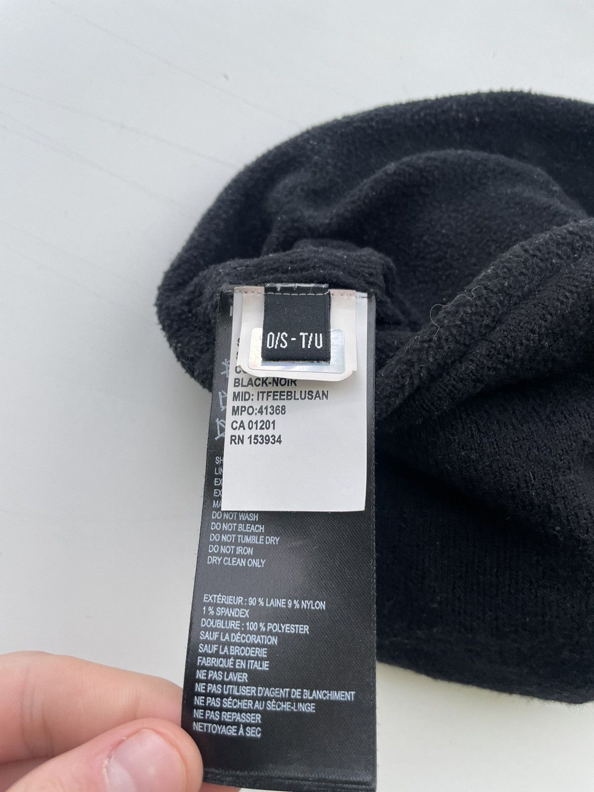 Canada Goose Canada Goose Black Fleece Hat One Size Size ONE SIZE - 3 Thumbnail