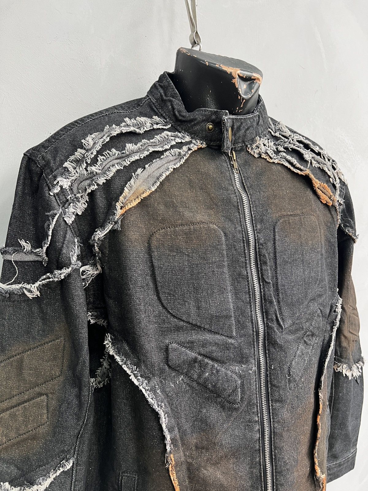 Diesel Rare washed distressed racing jacket kapital style y2k Size US M / EU 48-50 / 2 - 5 Thumbnail