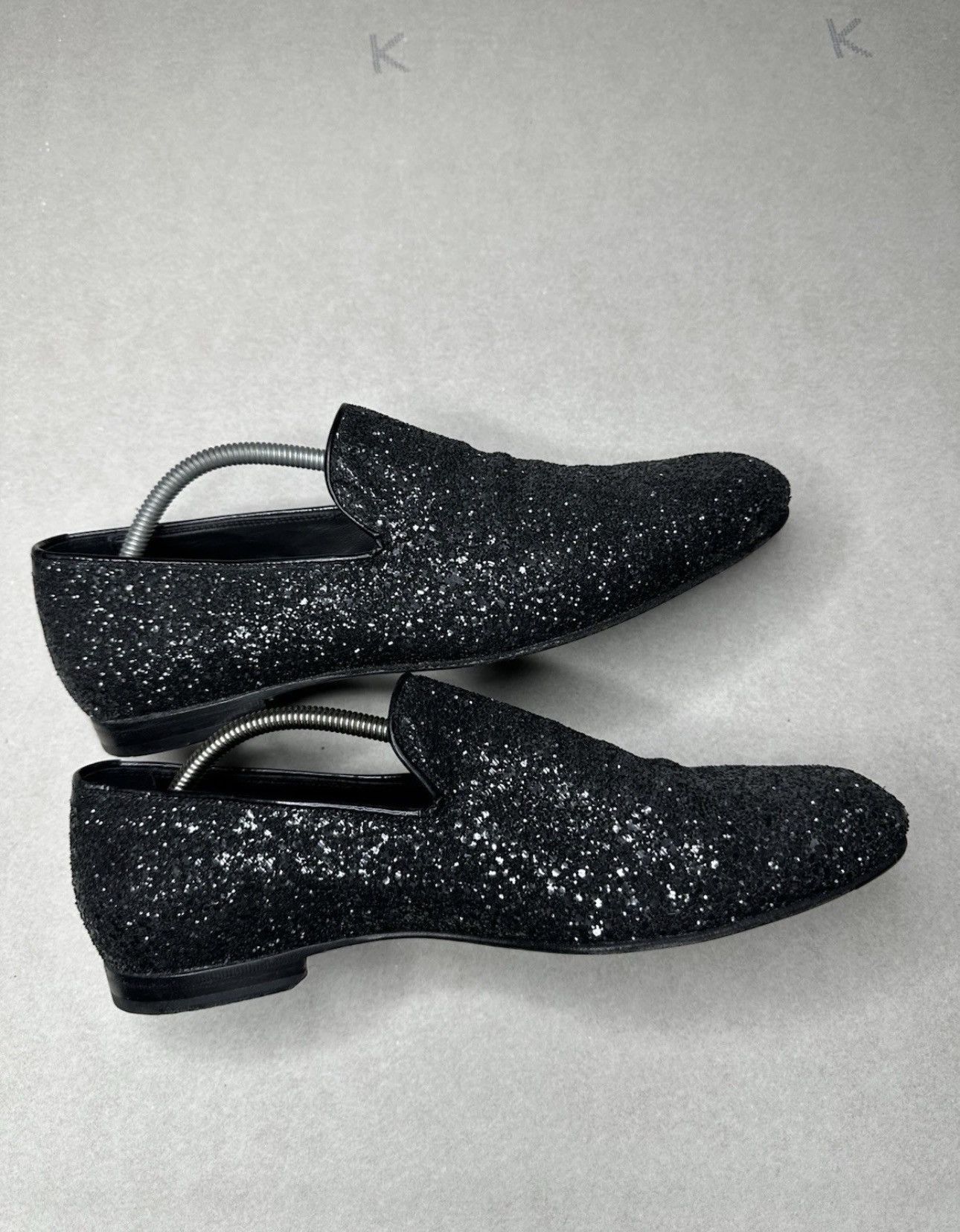 Jimmy Choo Jimmy Choo Black Glitter Loafers Men Size 44 EU Dress Shoes Size US 11 / EU 44 - 7 Thumbnail