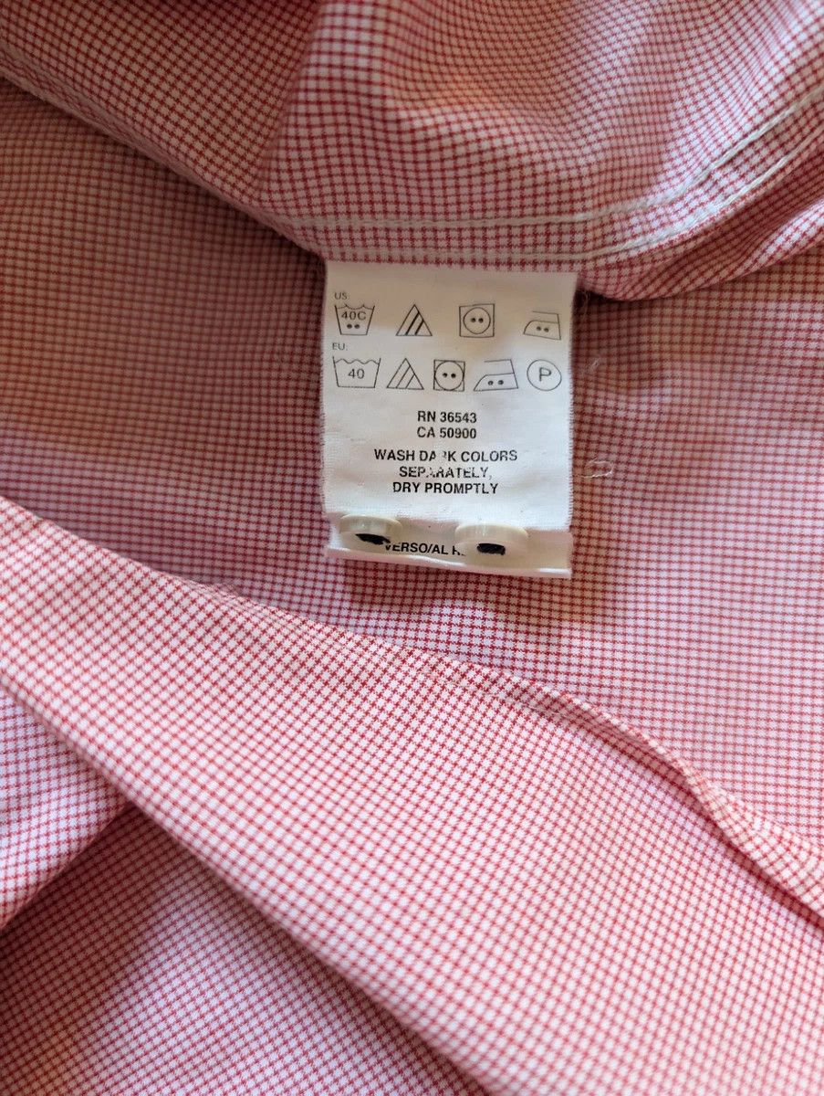 Tommy Hilfiger Tommy Hilfiger micro check shirt size 15 (32-33) Size US L / EU 52-54 / 3 - 15 Thumbnail
