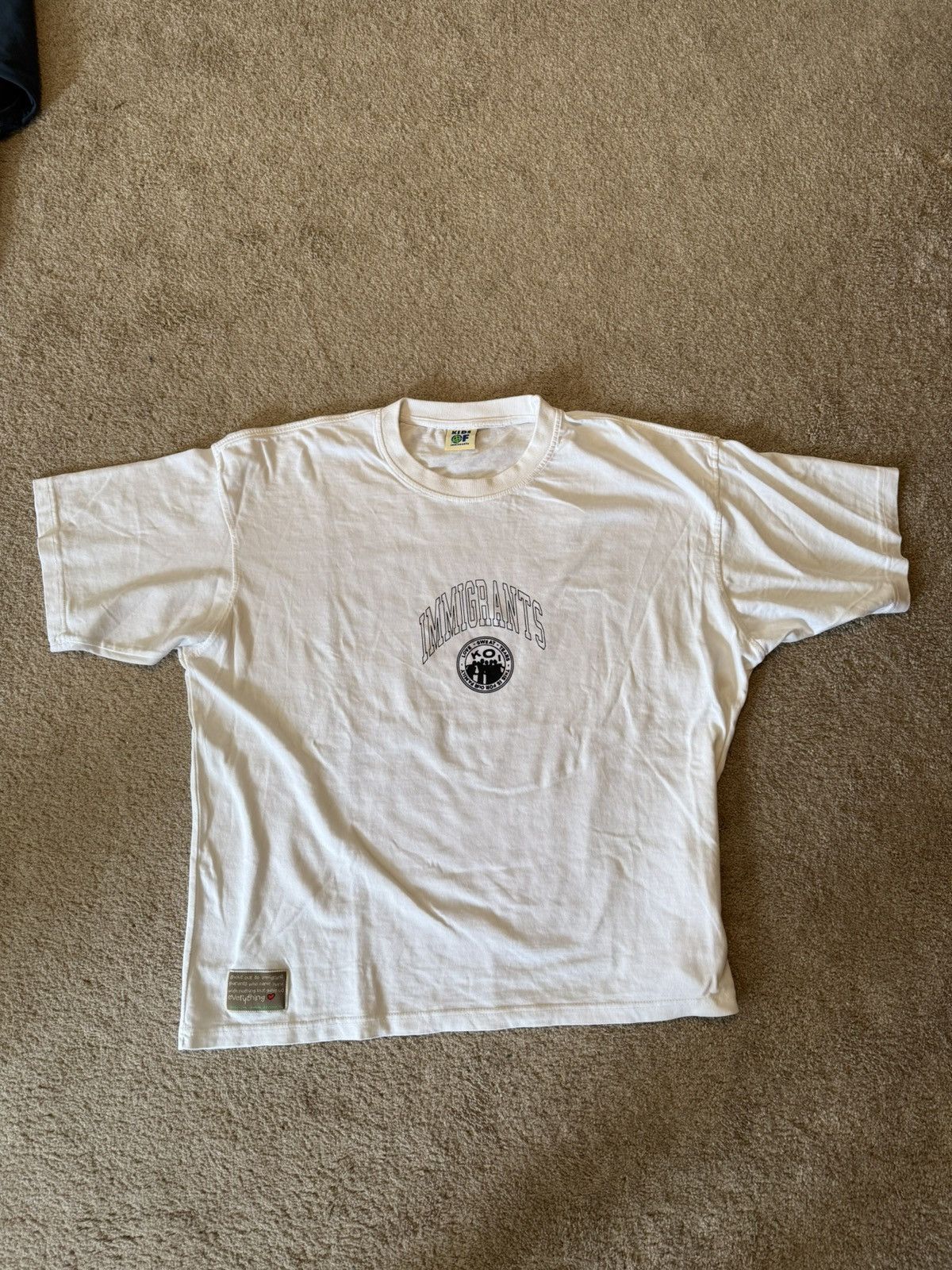 Other Kids Of Immigrants White S/S Tee Size US XXL / EU 58 / 5 - 2 Thumbnail