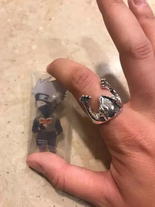 Japanese Brand Frog Adjustable Ring Size ONE SIZE - 3 Thumbnail