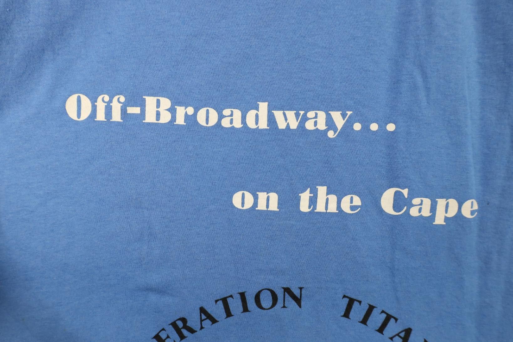 Vintage Vintage 80s Off Broadway On the Operation Titanic T-Shirt Size US XL / EU 56 / 4 - 5 Thumbnail