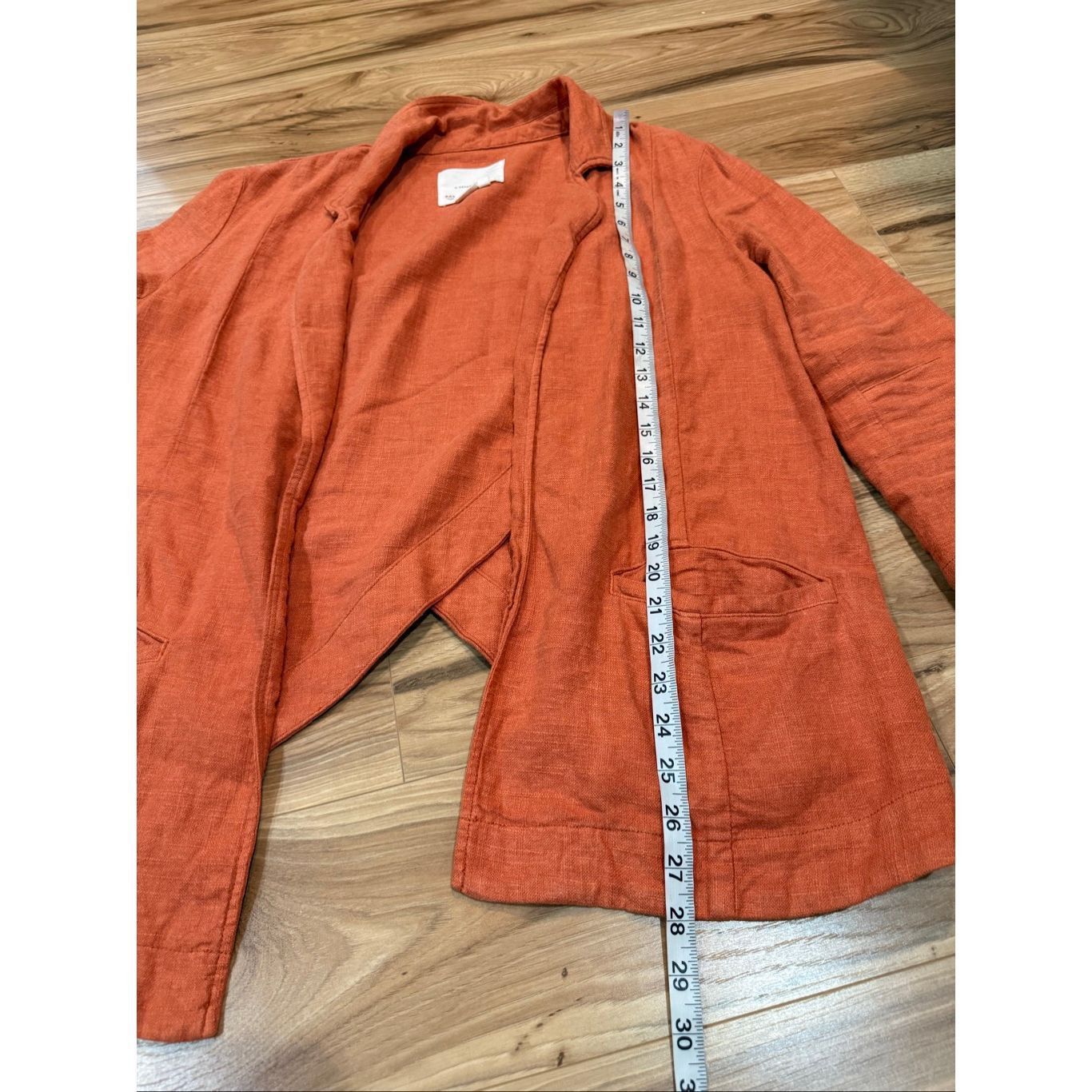 Anthropologie Anthropologie Vintage Washed Linen blend Blazer oversized bo Size M / US 6-8 / IT 42-44 - 8 Thumbnail