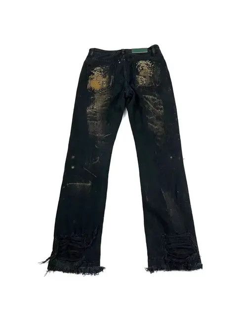 Other Vintage ripped raw edge micro-flared jeans Size US 32 / EU 48 - 4 Thumbnail
