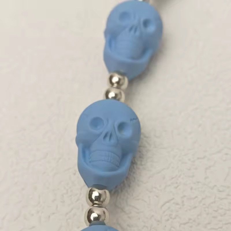 Japanese Brand Blue Acrylic Skull Pants Chain Size ONE SIZE - 6 Thumbnail