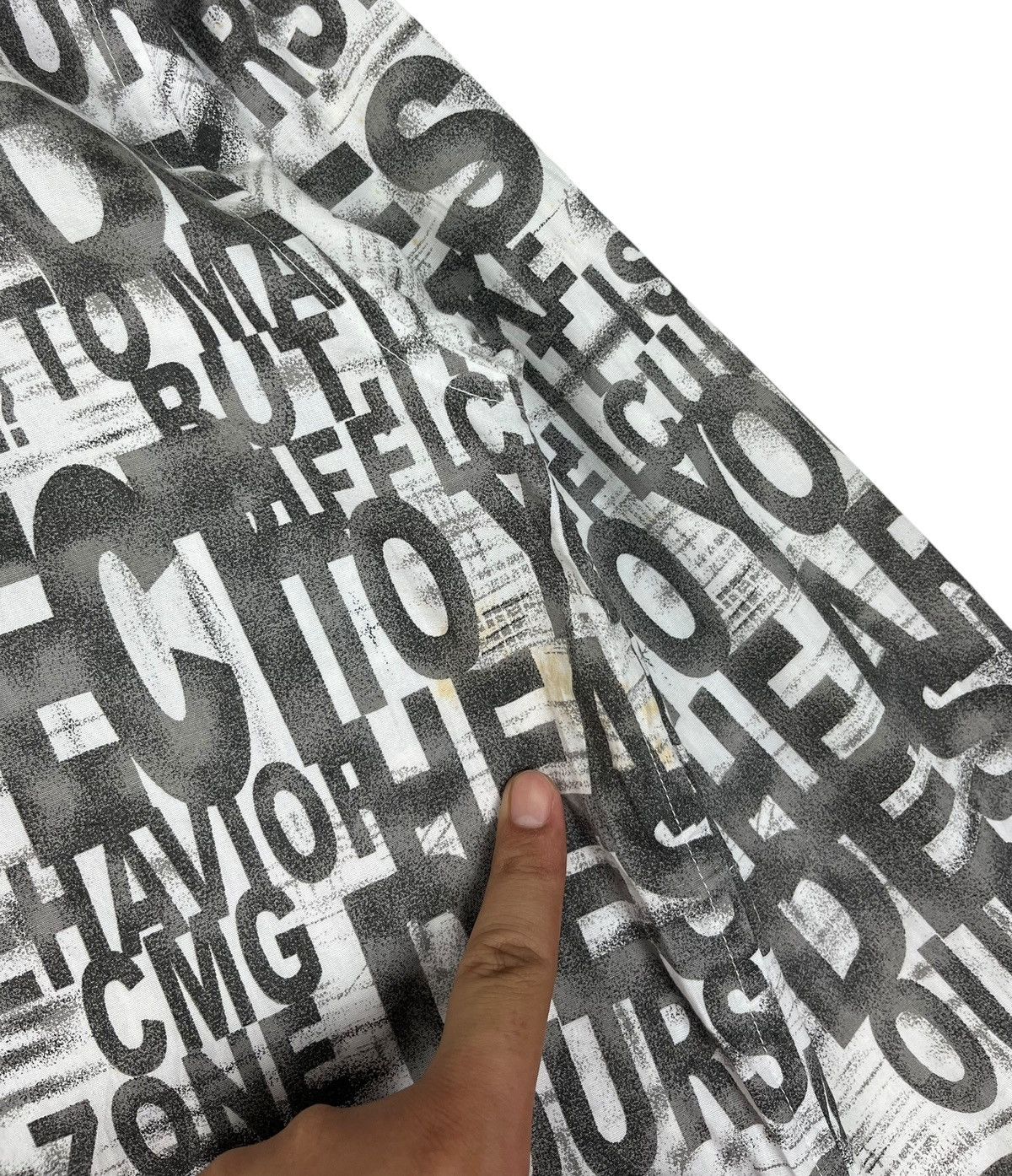 Hysteric Glamour × Japanese Brand Japanese Brand Commontage Poem Alloverprint Button Up Size US L / EU 52-54 / 3 - 13 Thumbnail
