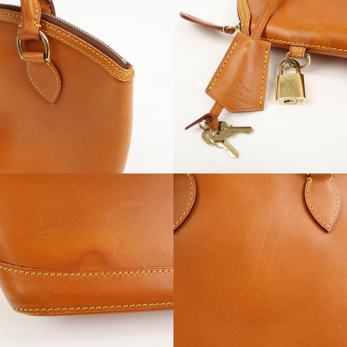 Louis Vuitton Louis Vuitton Lockit Nomade Leather Satchel Tan Size ONE SIZE - 6 Thumbnail