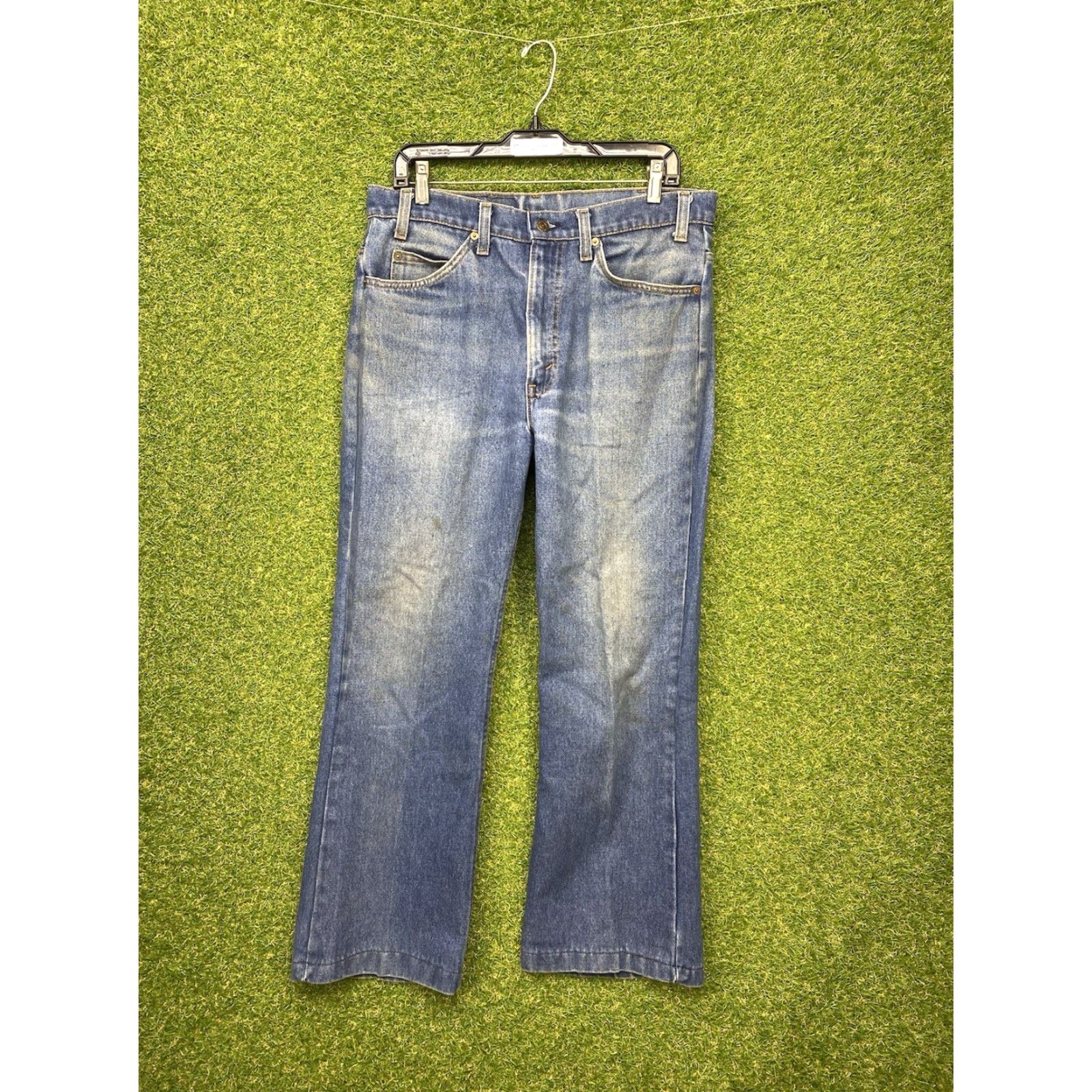 Levi's VINTAGE Levi's 516 Bootcut Jeans Mens 34x30 Medium-Wash Denim 80s 90s Southwestern Cowboy Retro Classic Jeans Mens Size US 34 / EU 50 - 2 Thumbnail
