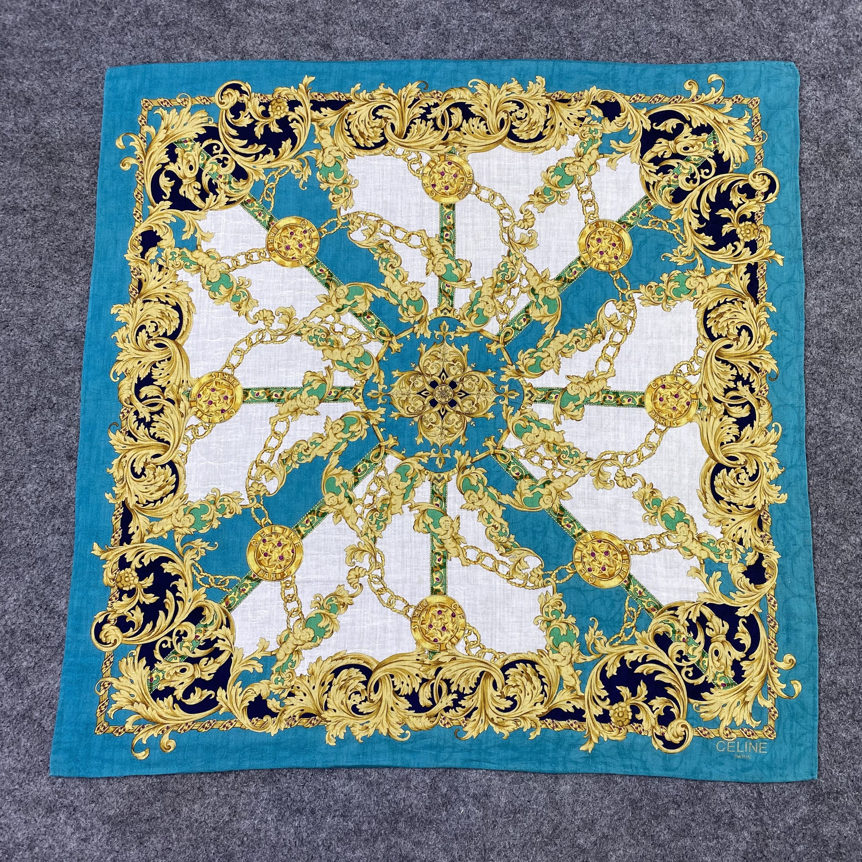 Celine Celine Handkerchief Neckerchief Bandana-B1940 Size ONE SIZE - 3 Thumbnail