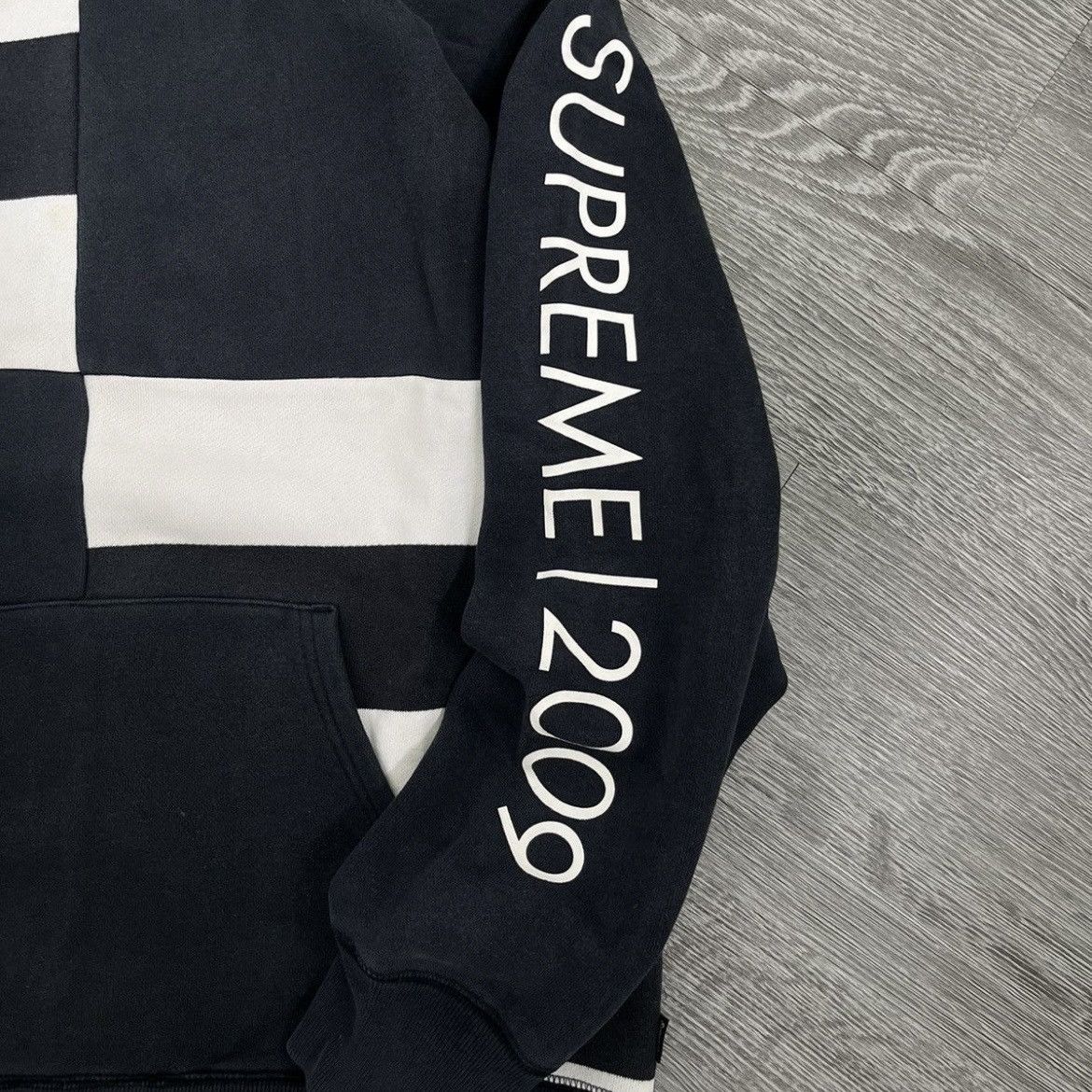 Supreme Supreme 2009 Block Stripe Hoodie Size US XL / EU 56 / 4 - 2 Thumbnail