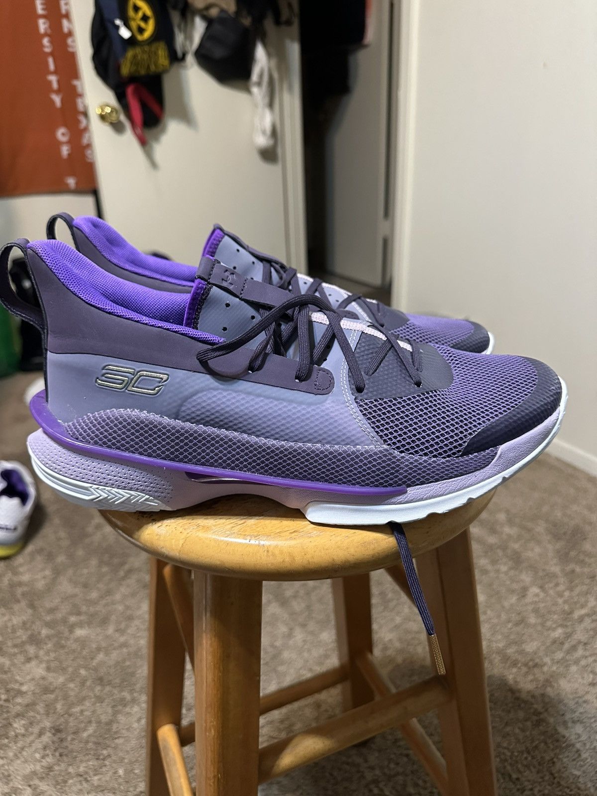 Under Armour Vintage Under Armour Curry 7 2022 size 12 Size US 12 / EU 45 - 1 Thumbnail