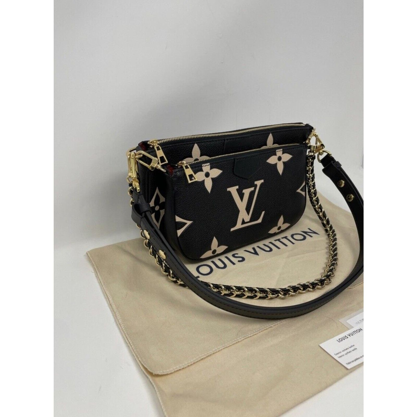 Louis Vuitton Louis Vuitton M45777 Black/Beige MULTI POCHETTE ACCESSOIRES Size ONE SIZE - 6 Thumbnail