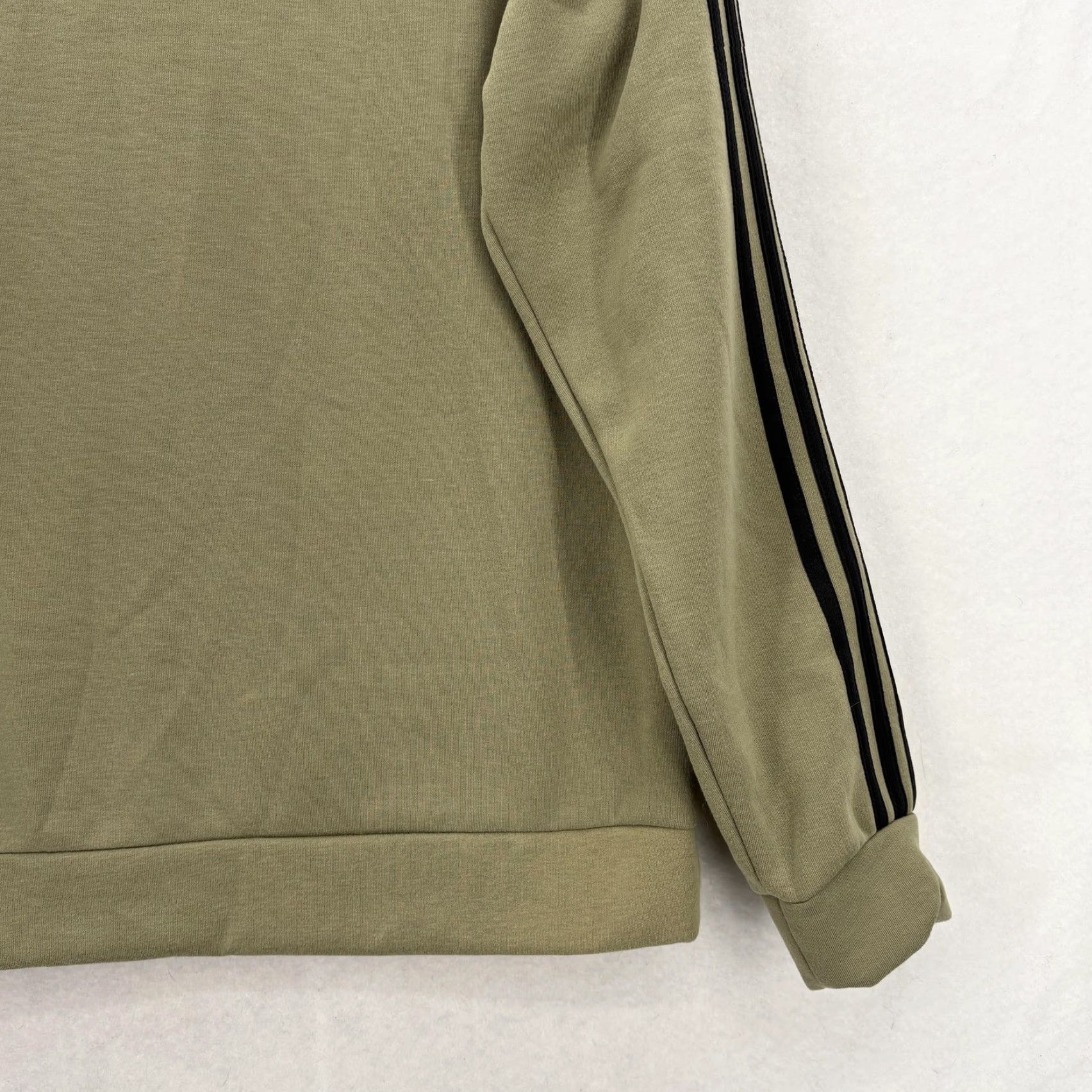 Adidas Adidas Sweatshirt Mens Medium Green Fleece Crewneck Pullover 3-Stripes Casual Shirt/Top Striped Logo Winter Mens Size US M / EU 48-50 / 2 - 3 Thumbnail