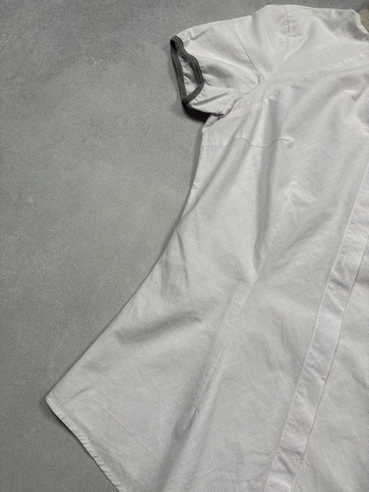 Brunello Cucinelli Brunello Cucinelli Monili Collar Button Short Sleeve Shirt S Size S / US 4 / IT 40 - 5 Thumbnail