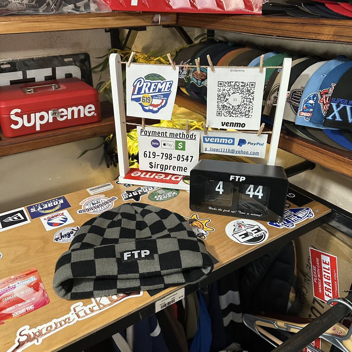 Fuck The Population Ftp checkered beanie Size ONE SIZE - 1 Thumbnail