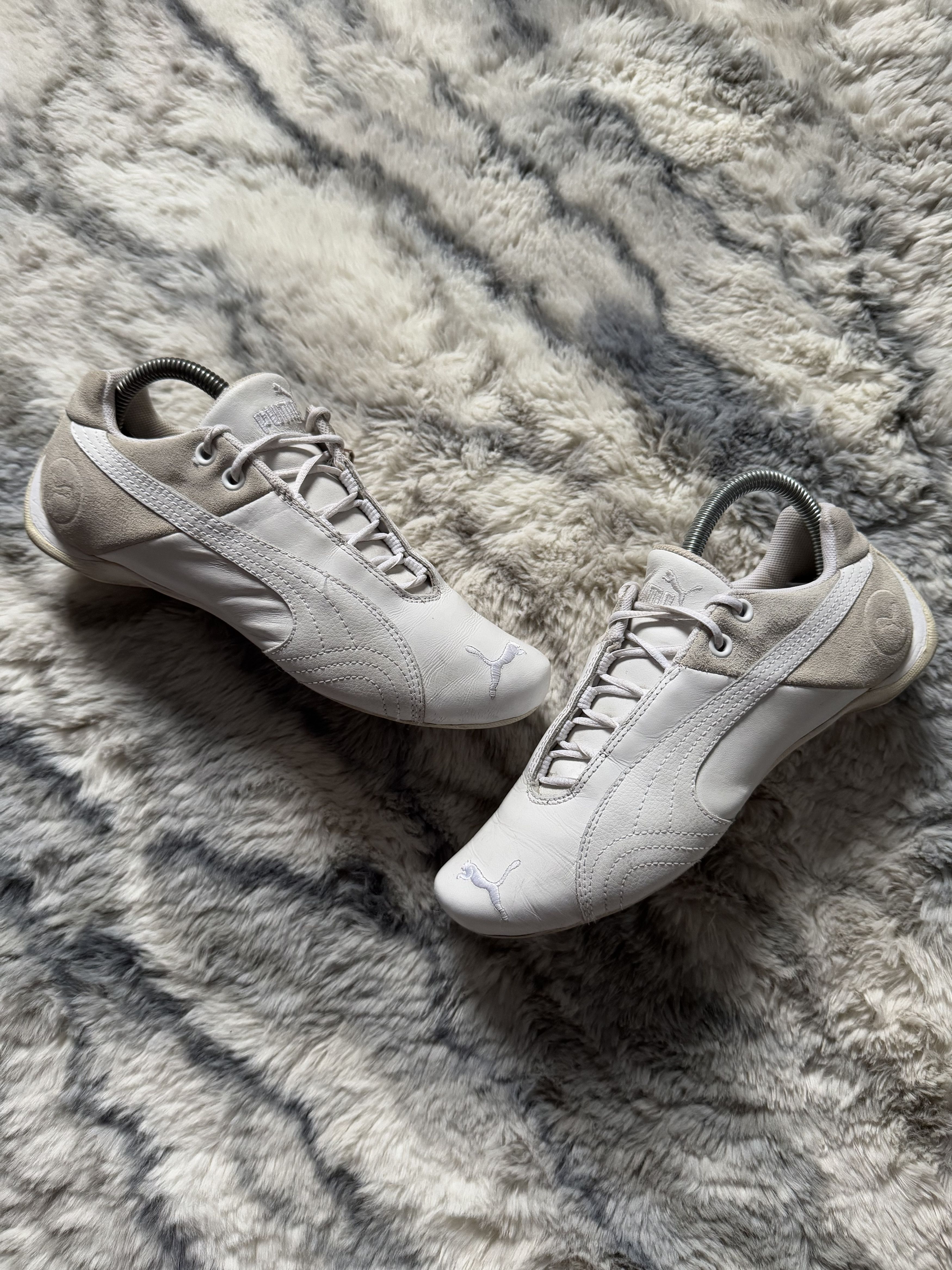 Puma × Vintage VINTAGE PUMA WHITE LEATHER UGLY BOWLING SNEAKERS