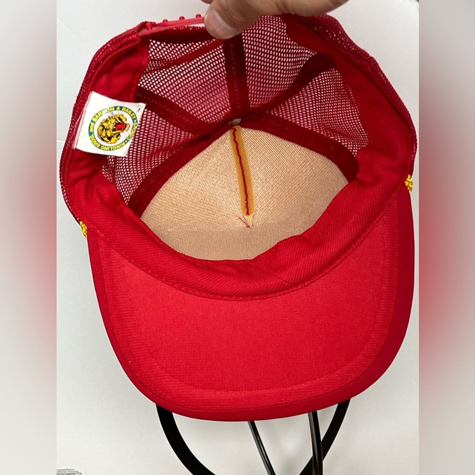 Vintage Ringling Bros Barnum & Bailey Circus Vintage 80s Trucker Hat Size ONE SIZE - 6 Thumbnail