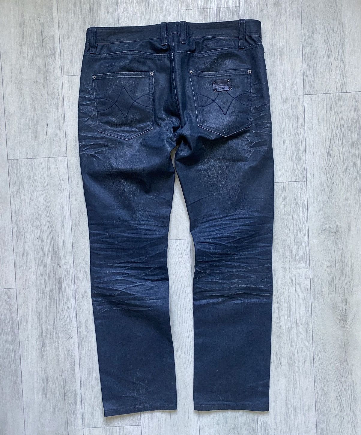 ✓archive DOLCE&GABBANA fade denim pants