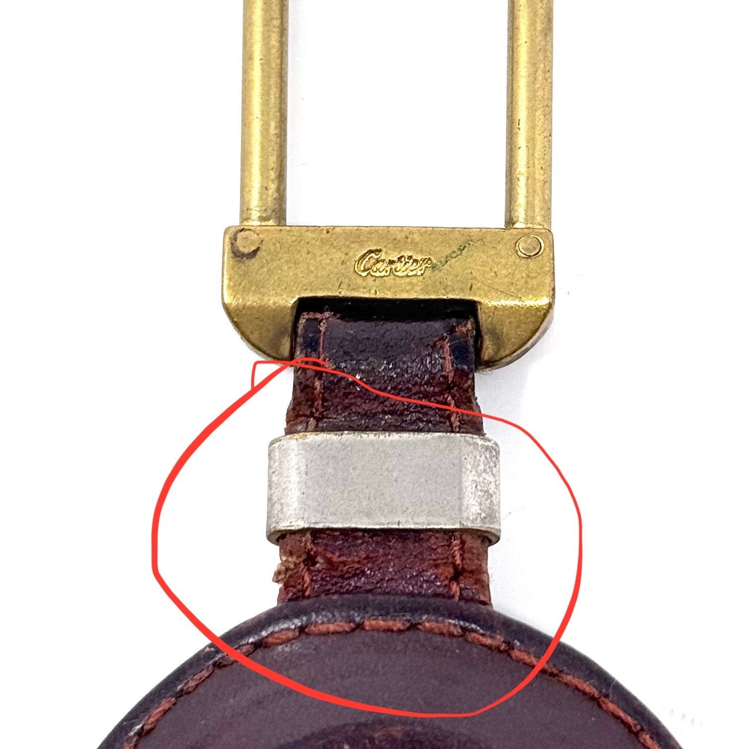 Cartier Cartier Vintage Leather Keychain Size ONE SIZE - 9 Thumbnail