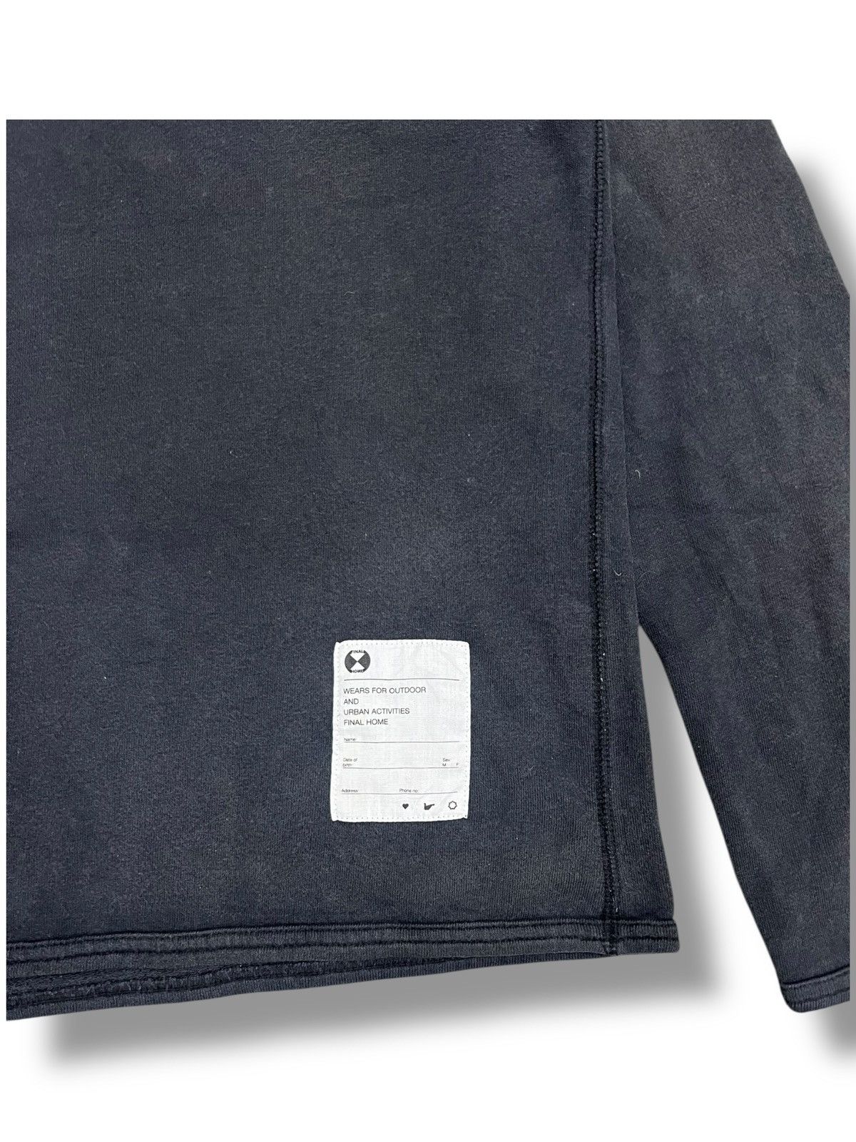Final Home FINAL HOME Tactical Hooded Pullover – Black (Made in Japan) Size US M / EU 48-50 / 2 - 6 Thumbnail