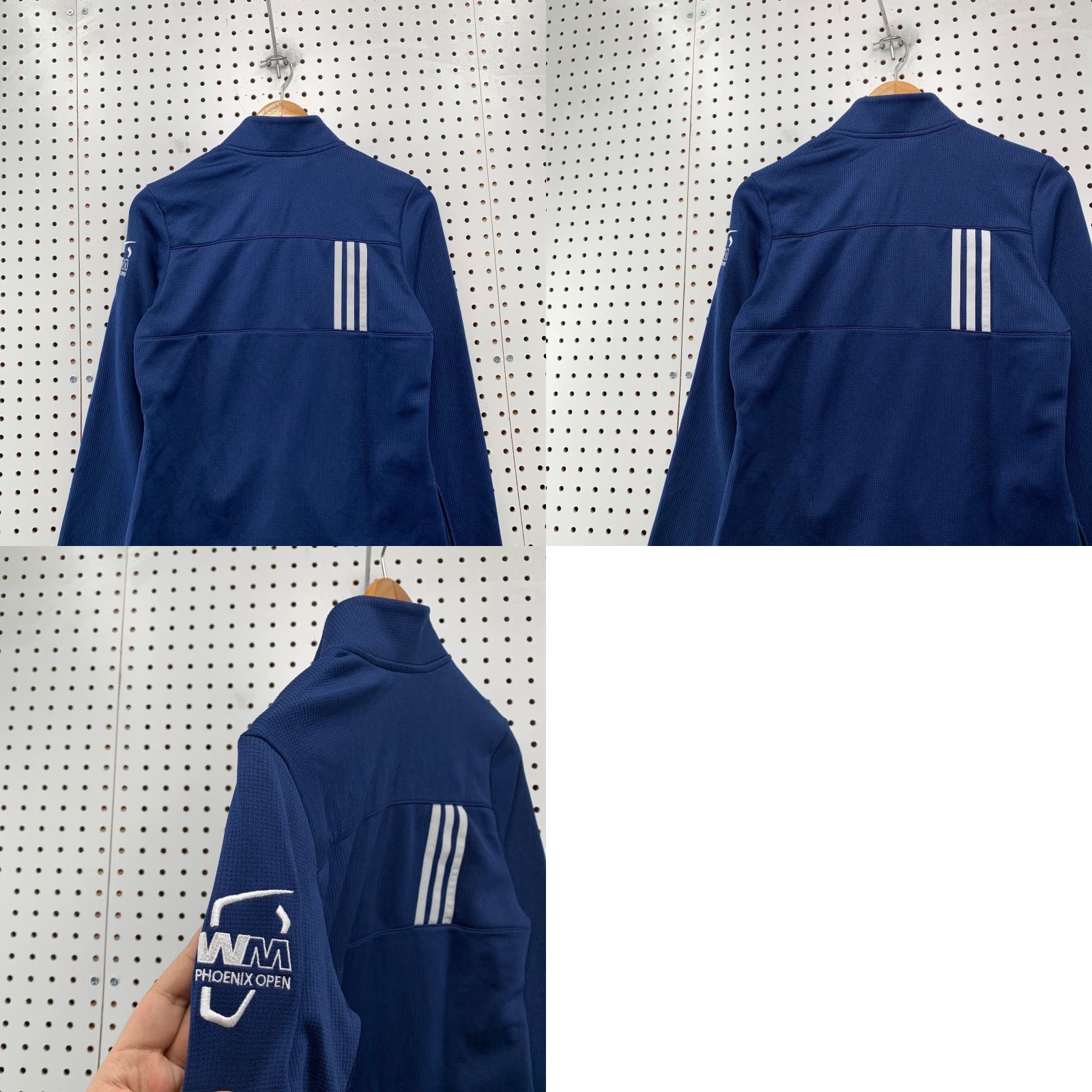 Adidas NEW Adidas Golf Jacket Womens Medium Blue White Zip NWT Size M / US 6-8 / IT 42-44 - 9 Thumbnail