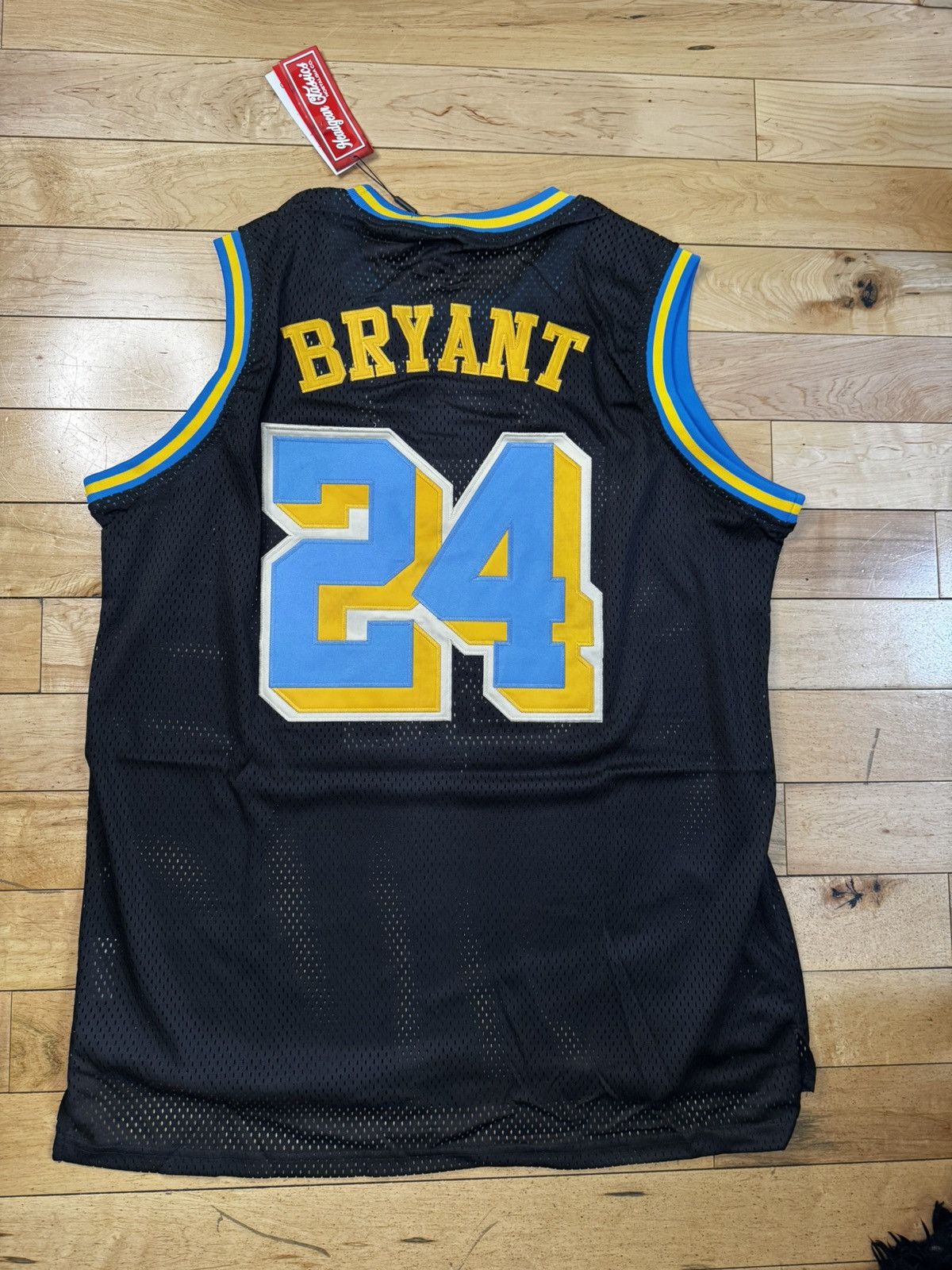Other Headgear Classics Kobe Bryant #24 2XL Crenshaw Sewn Jersey Size US XXL / EU 58 / 5 - 2 Thumbnail