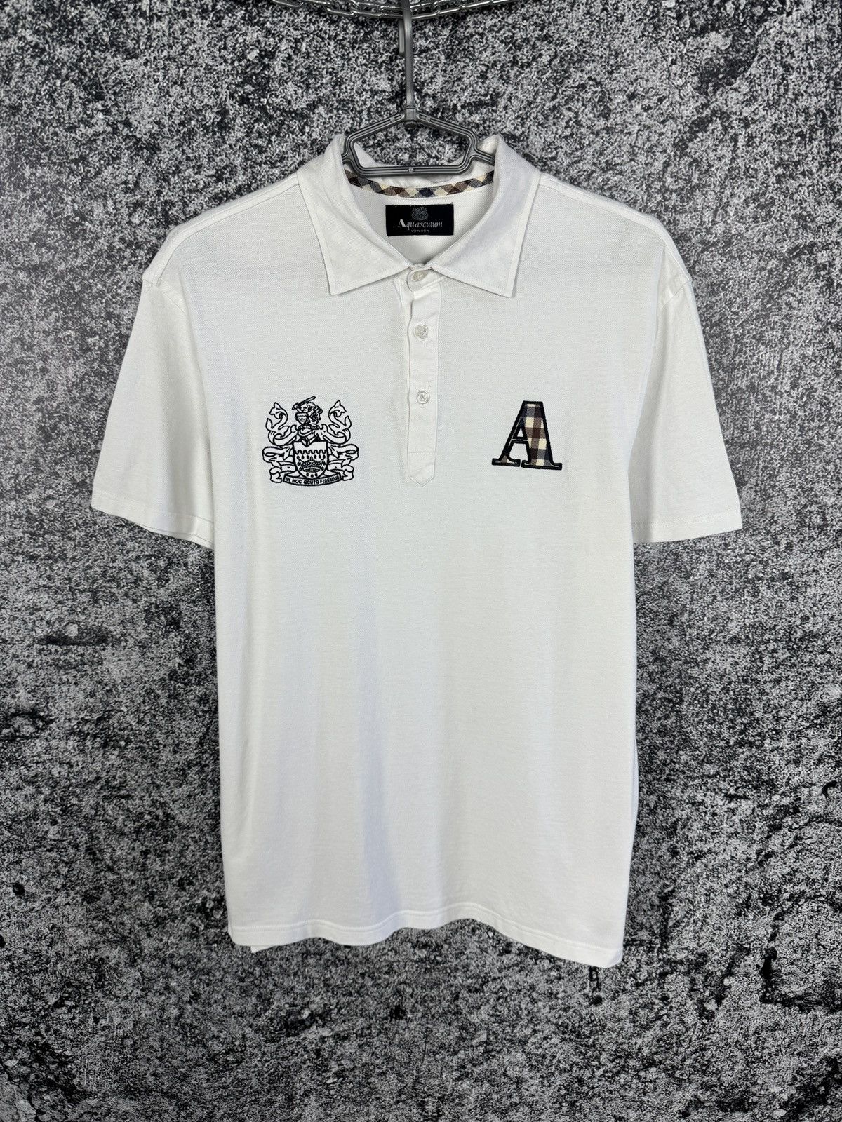 Aquascutum Men’s Aquascutum London Short Sleeve Polo Shirt Size XL Size US XL / EU 56 / 4 - 1 Thumbnail
