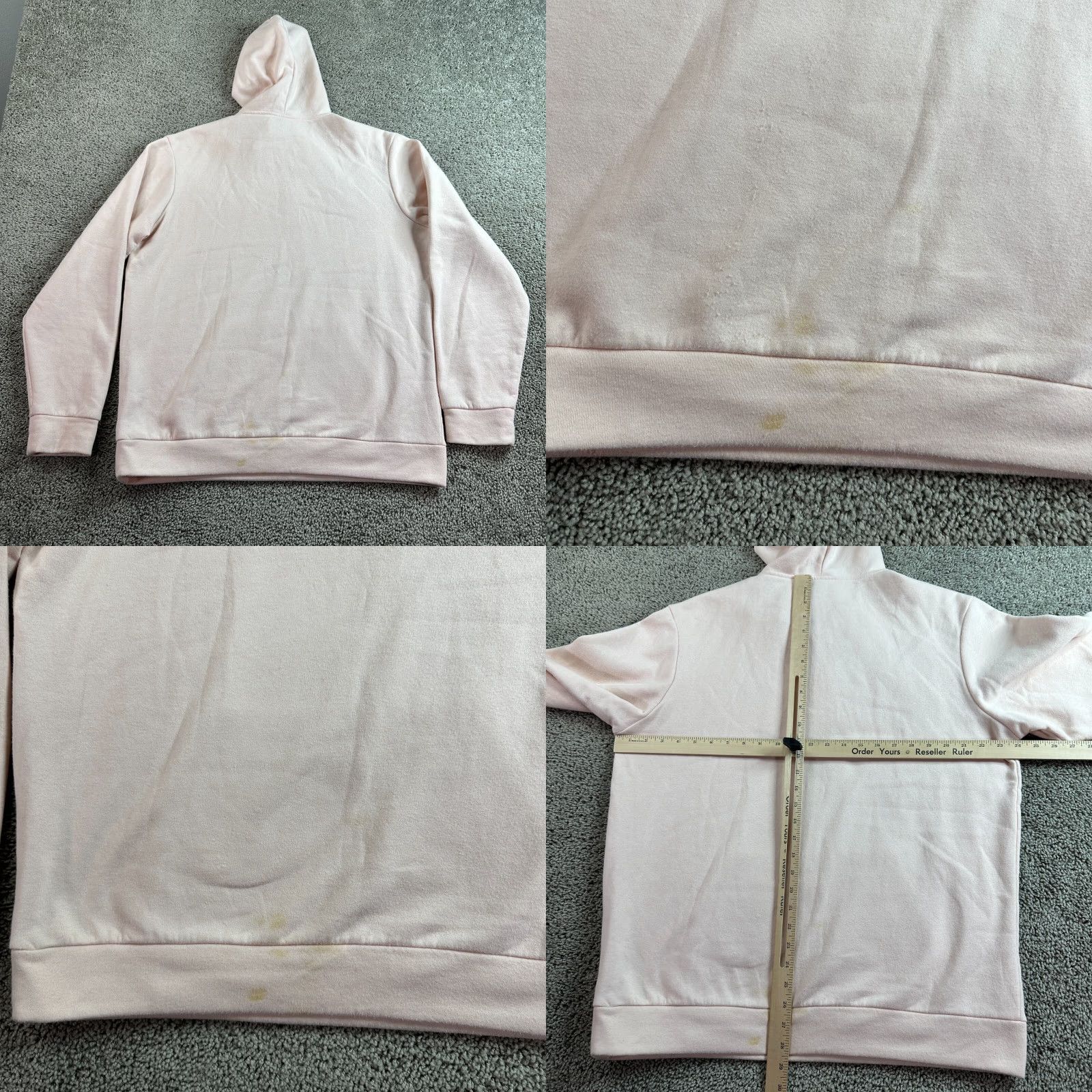 Adidas Adidas Golf CVC Fleece Hoodie Mens Large Pink White Pullover Sweatshirt Hoodie Pullover Men L Pink Adidas Golf Size US L / EU 52-54 / 3 - 8 Thumbnail