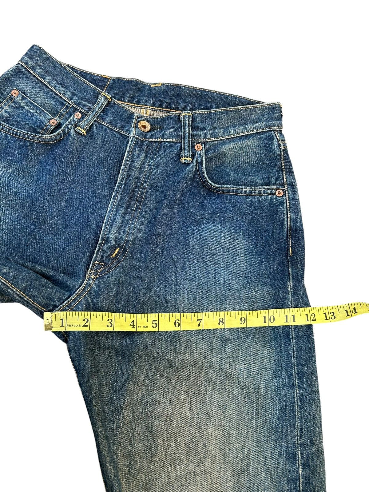 Kapital VINTAGE EDWIN 505XX SELVEDGE RUSTY DENIM JEANS Size US 28 / EU 44 - 11 Thumbnail