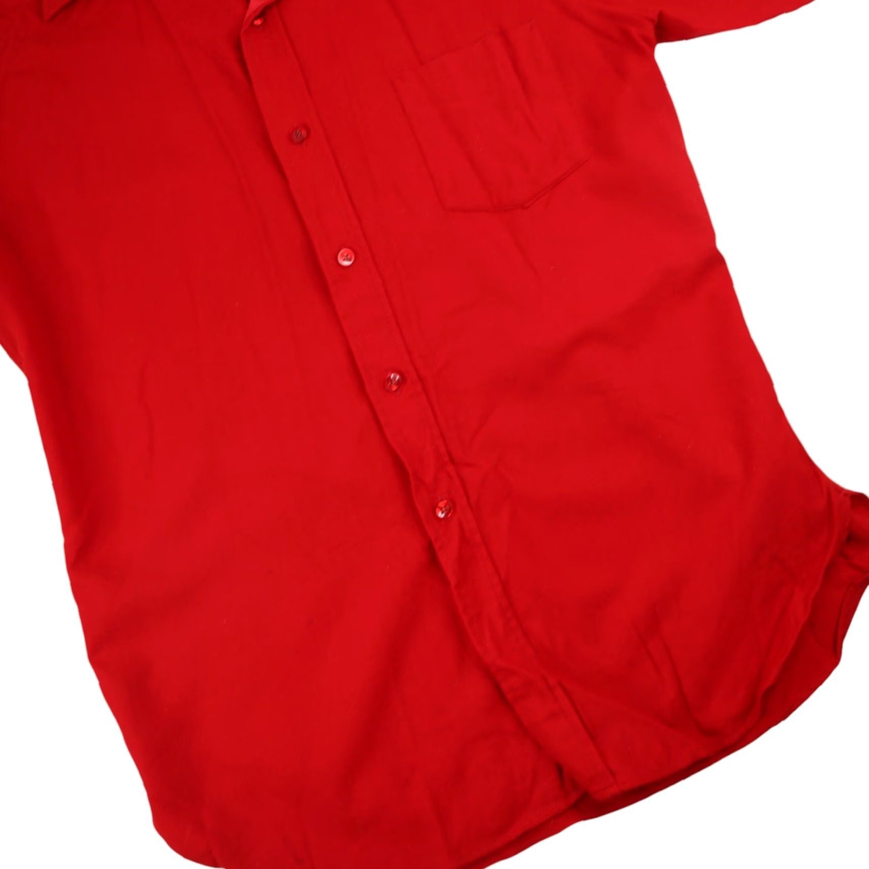 Pendleton VINTAGE Pendleton %100 Virgin Wool Button Up Shirt Mens Short Sleeve L Red Size US L / EU 52-54 / 3 - 3 Thumbnail