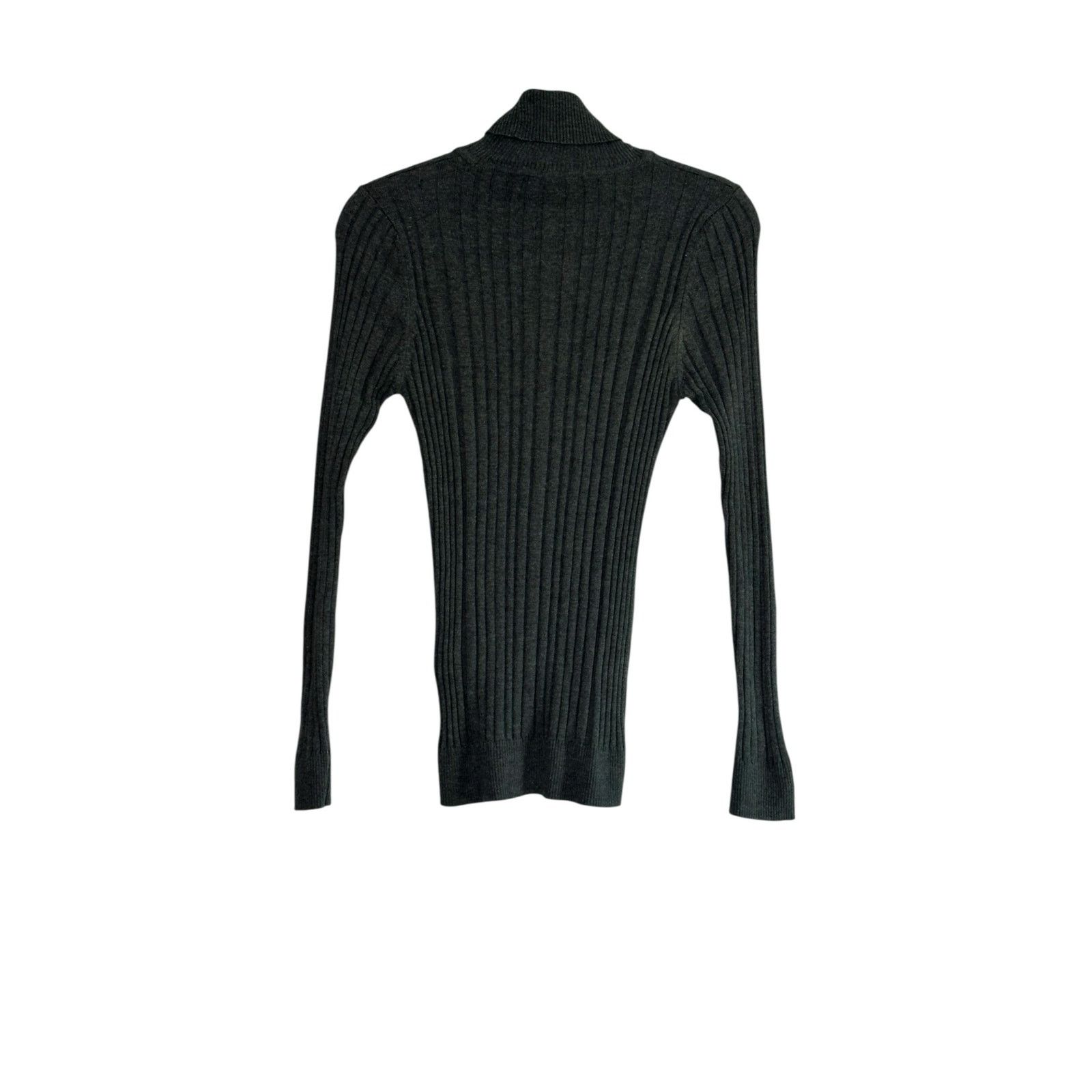 RNT23 RNT23 gray long sleeves ribbed fitted sweater size Small Size US S / EU 44-46 / 1 - 6 Thumbnail