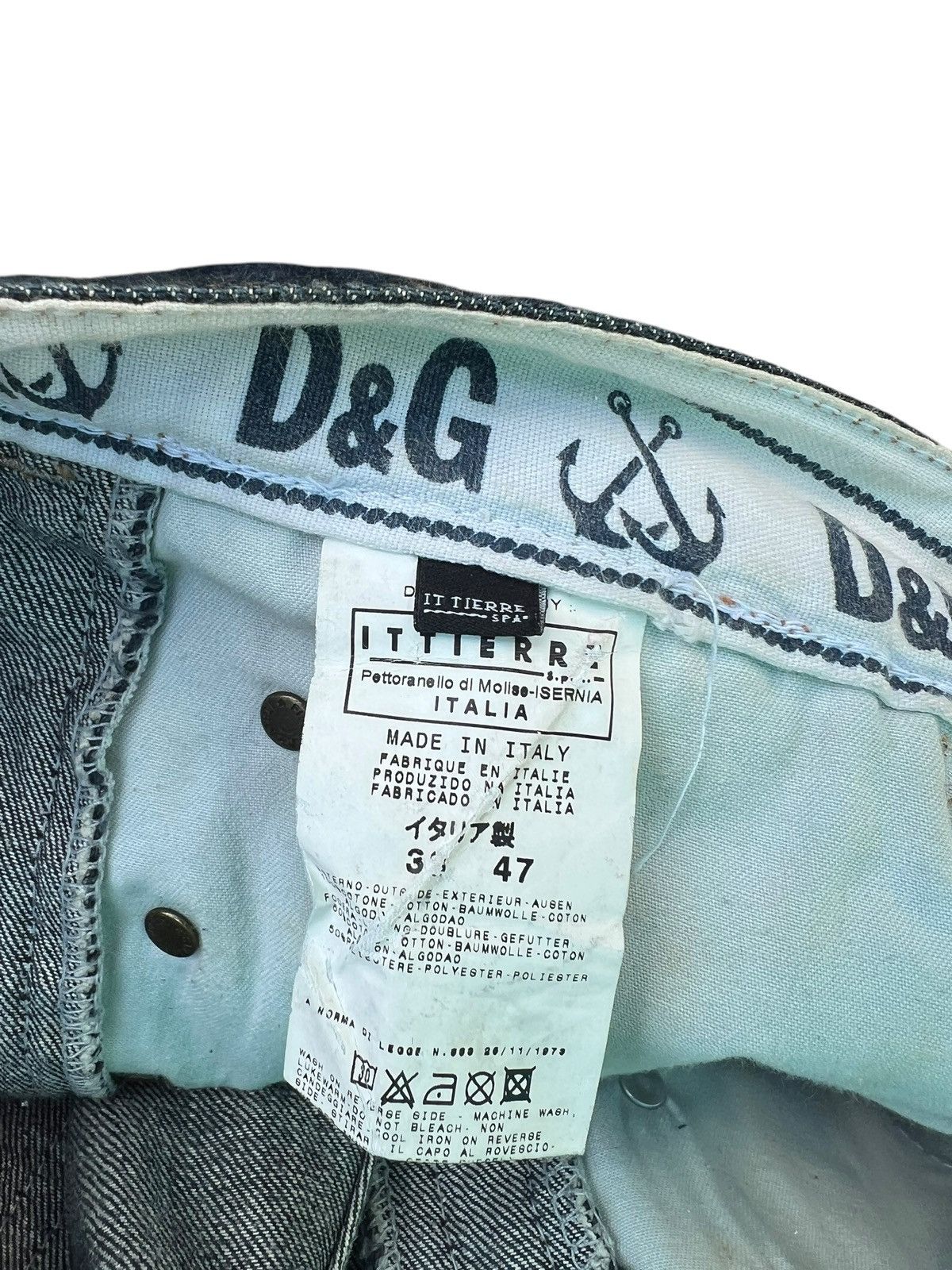 Vintage Vintage Dolce & Gabbana Magic Sailing Denim Jeans Size US 34 / EU 50 - 23 Thumbnail