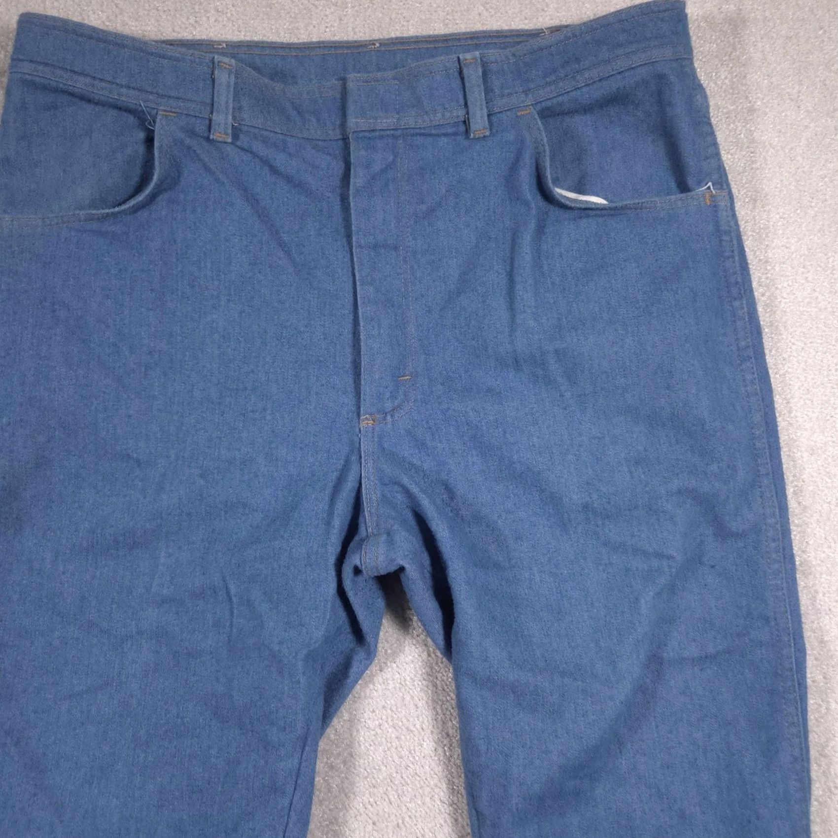 Wrangler Wrangler Jeans Mens 40x29 Blue Retro Denim Straight Leg Workwear 85493LB USA Size US 40 / EU 56 - 3 Thumbnail