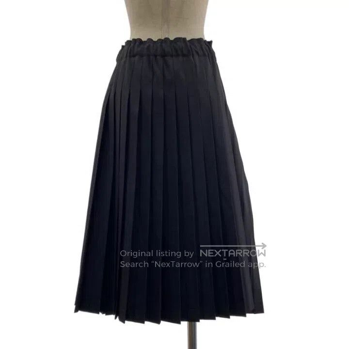 Comme des Garcons Comme Des Garcons size S Retro Black Pleated Skirt Size 23" - 2 Thumbnail