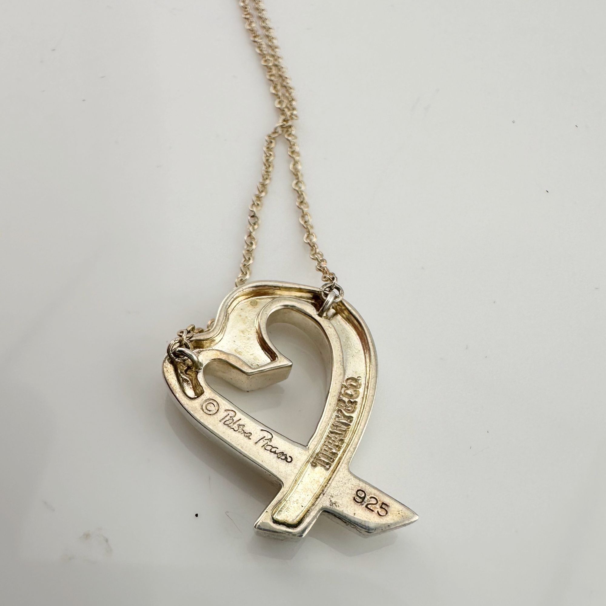 Tiffany & Co. Tiffany and Co Paloma Picasso Medium Loving Heart Pendant Ne Size ONE SIZE - 7 Thumbnail