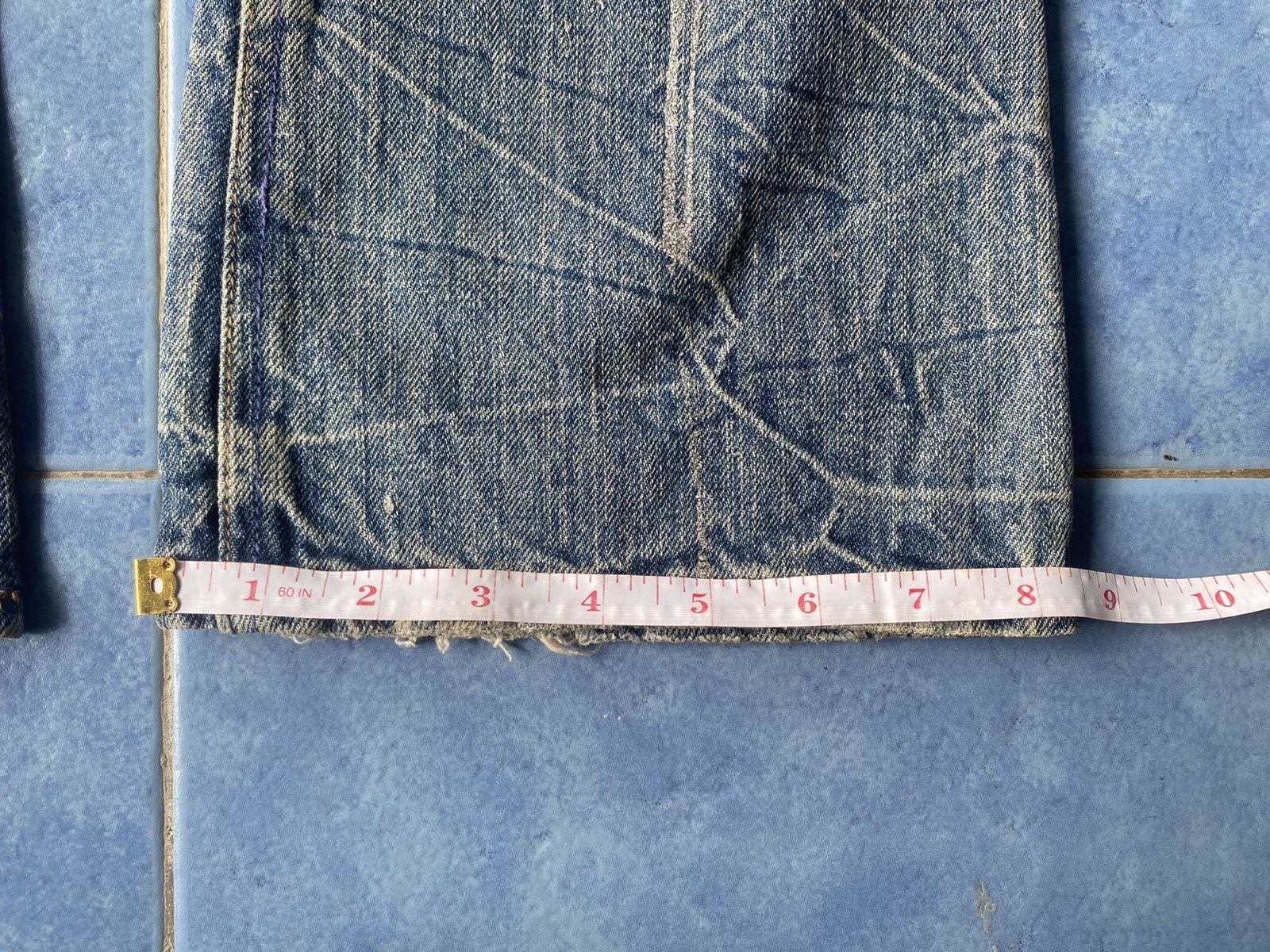 If Six Was Nine Midas Glitter Paint Splatter Flared Denim Size US 30 / EU 46 - 13 Thumbnail