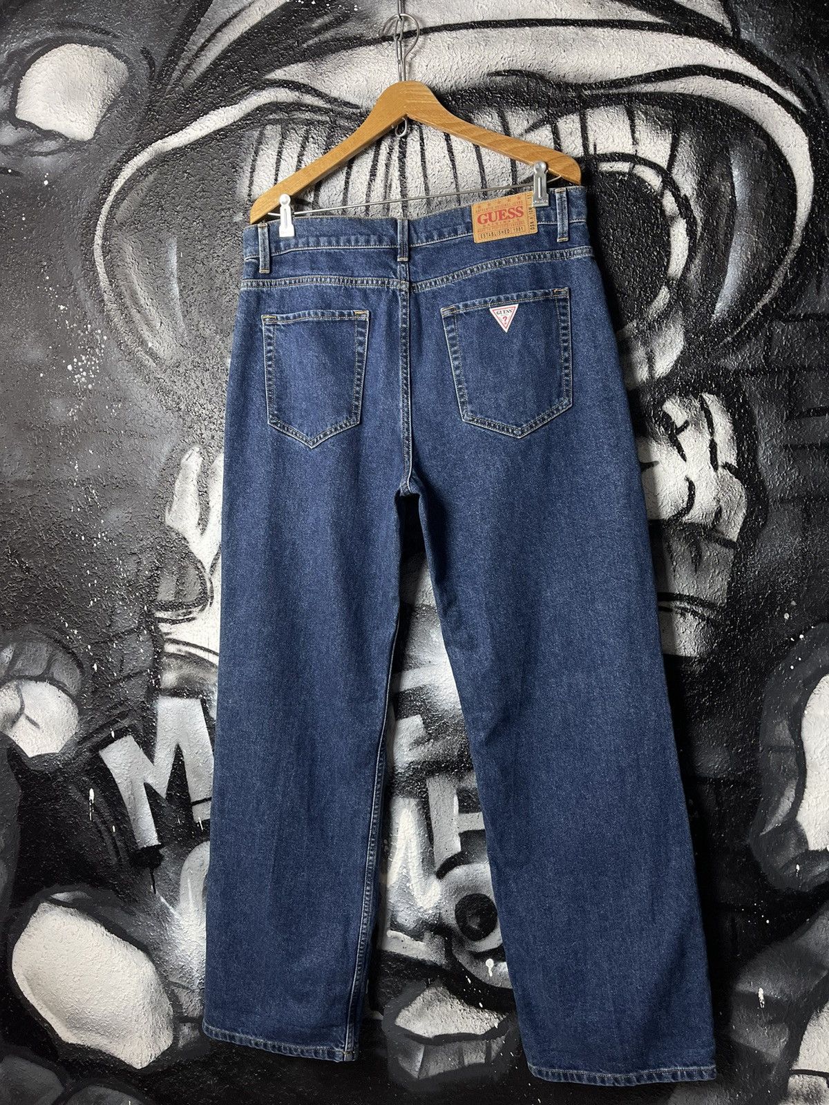 Vintage Denim Guess Baggy Jeans Vintage Guess Jeans 36 X 30 Light
