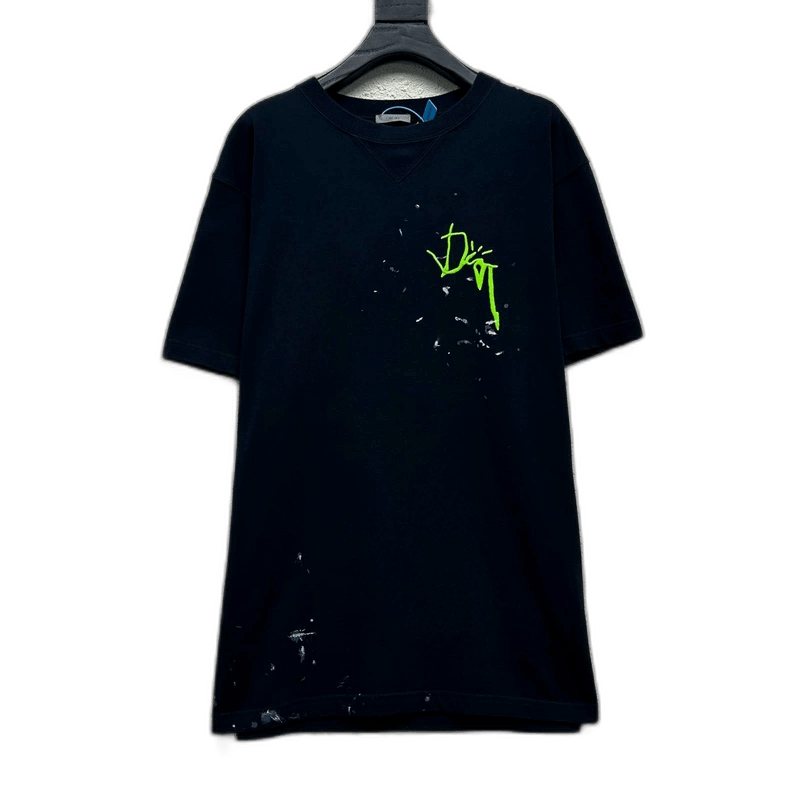 Dior DIOR Short Sleeve Splash Ink TShirt-2506 Size US L / EU 52-54 / 3 - 1 Thumbnail