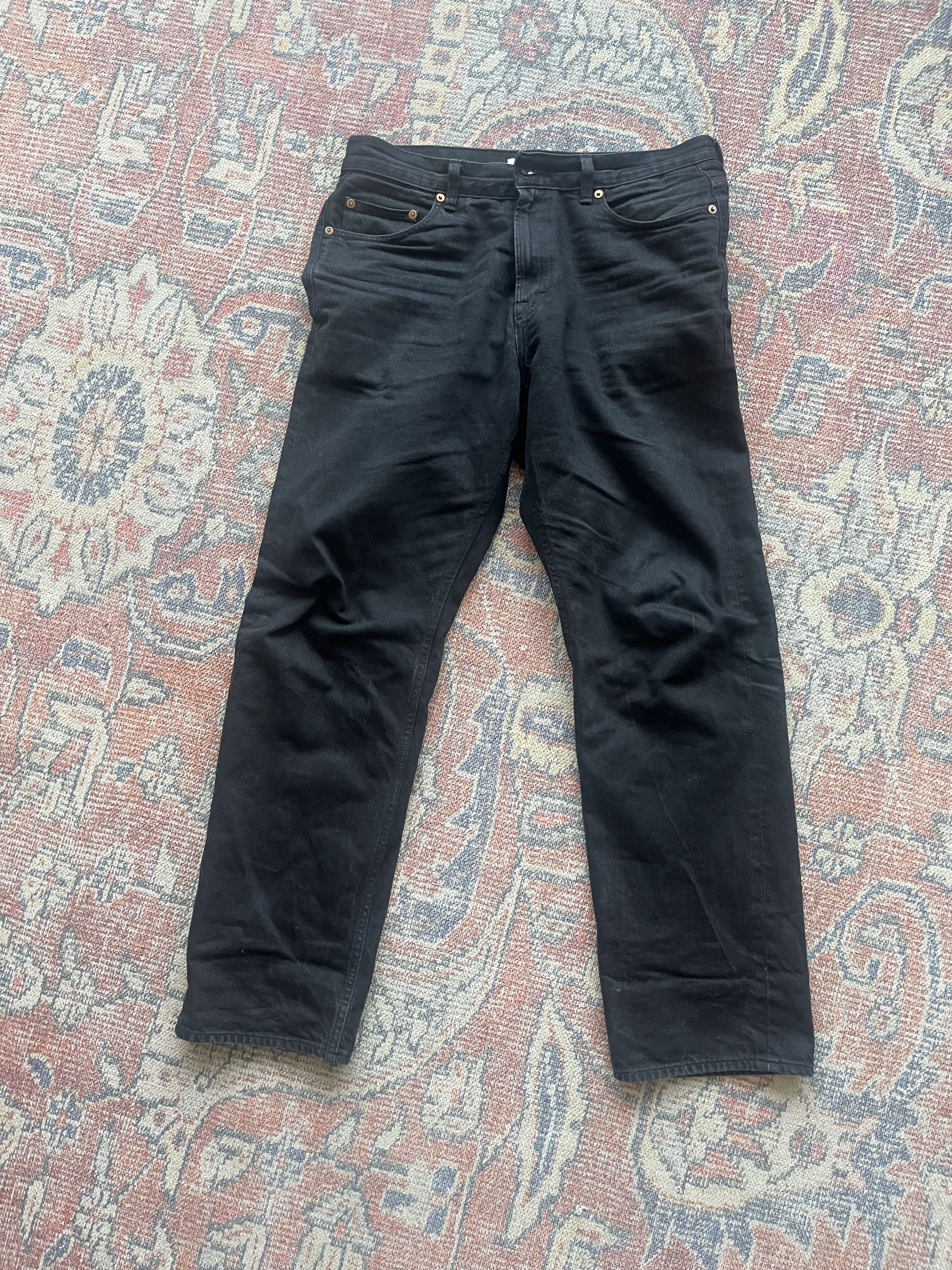 Our Legacy Second Cut Black Selvedge jeans Size US 33 - 8 Thumbnail